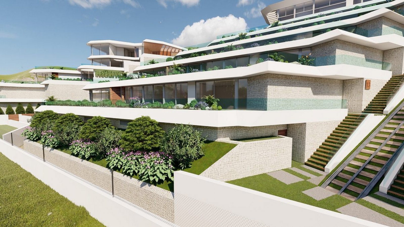 <p>Apartment with terrace provided with 3 Bedrooms and 2 Bathrooms, private swimming pool and multiple parking spaces. </p><p>This exclusive projec...