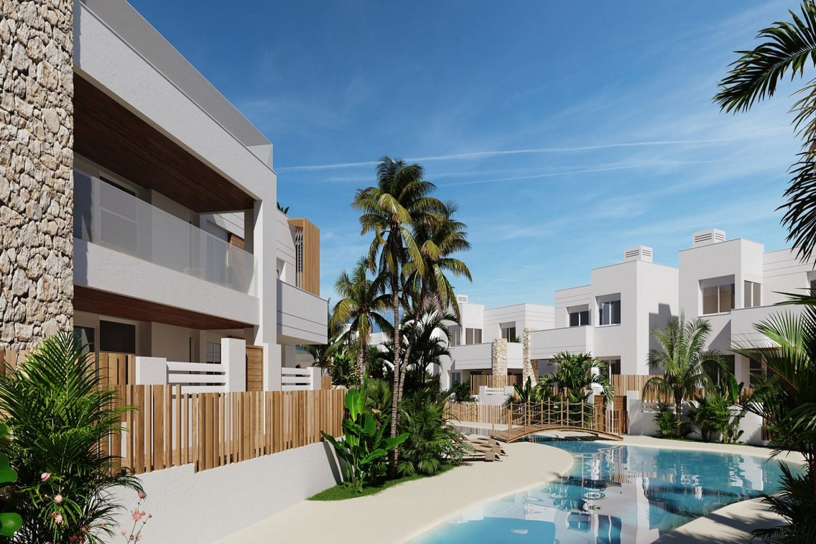 <p>Apartments - solarium provided with 2 Bedrooms and 2 Bathrooms, communal swimming pool and optional underground parking space. </p>