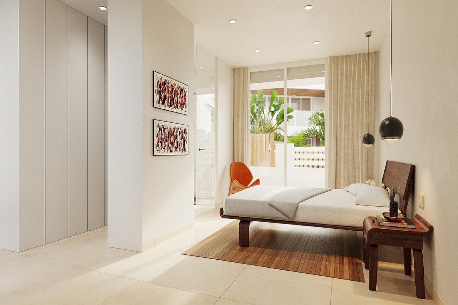<p>Apartments - solarium provided with 2 Bedrooms and 2 Bathrooms, communal swimming pool and optional underground parking space. </p>