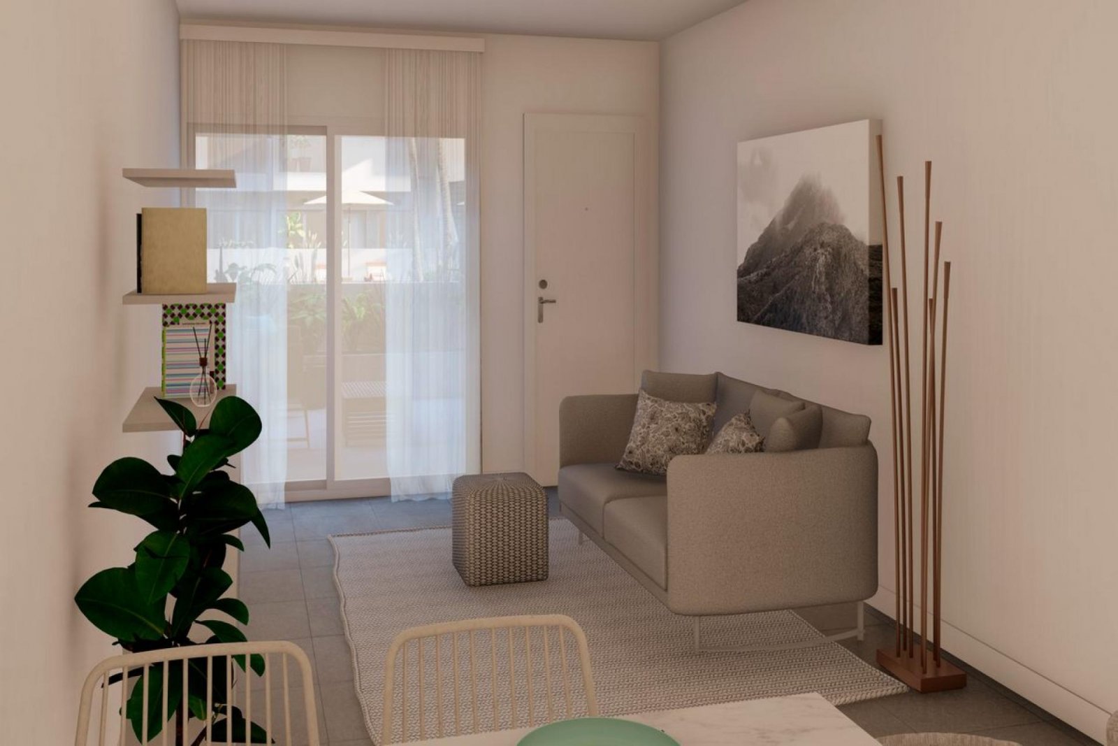 <p>Apartment with garden provided with 3 Bedrooms and 2 Bathrooms, communal swimming pool and underground parking space. </p>