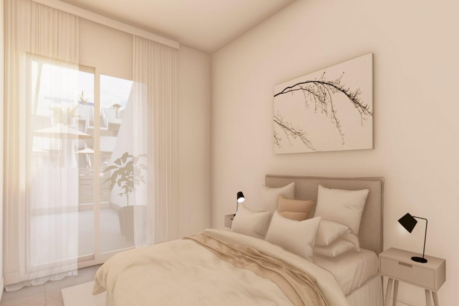 <p>Apartments - solarium provided with 2 Bedrooms and 2 Bathrooms, communal swimming pool and underground parking space. </p>