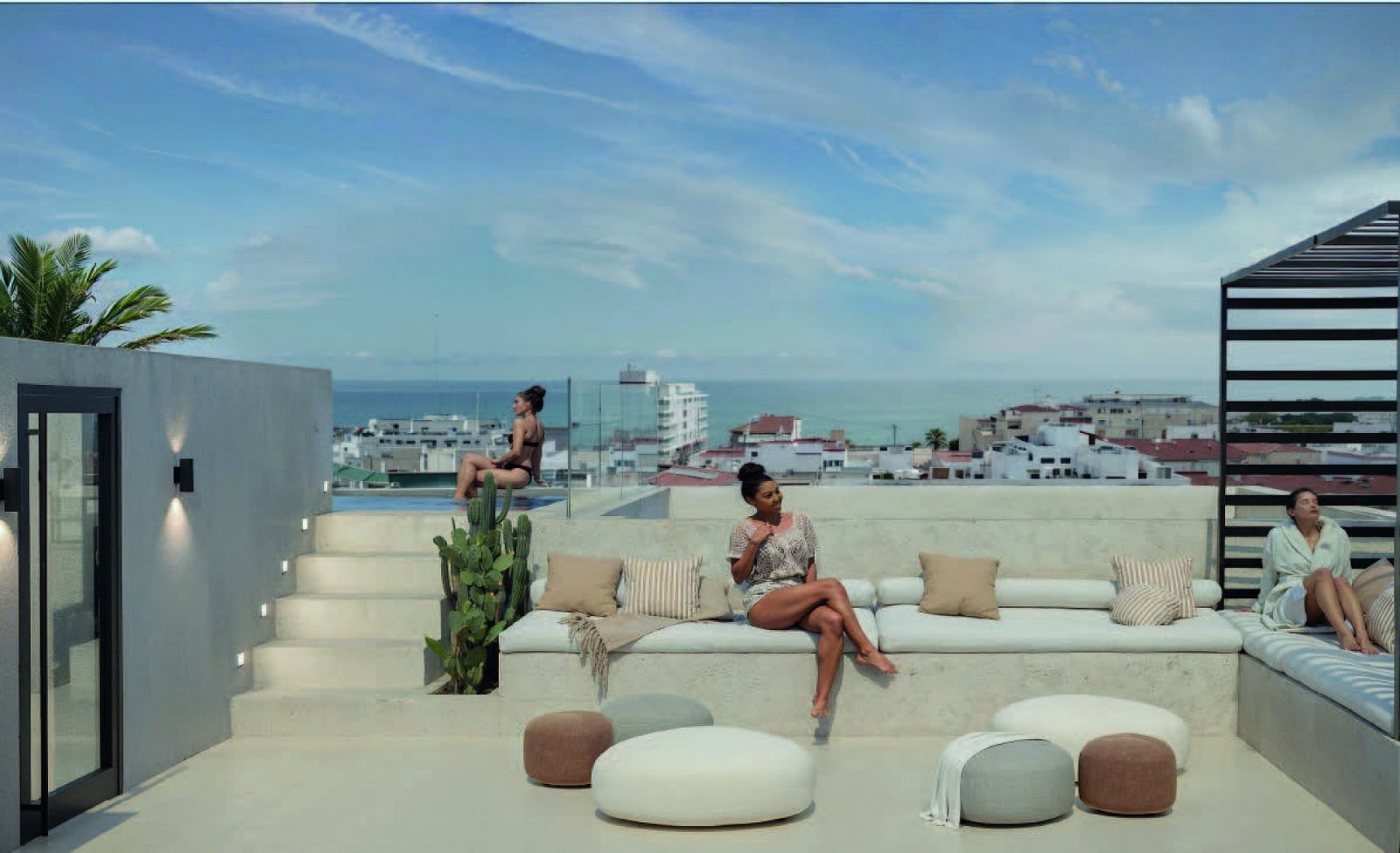 Modernes Apartment mit privatem Solarium nahe dem Strand