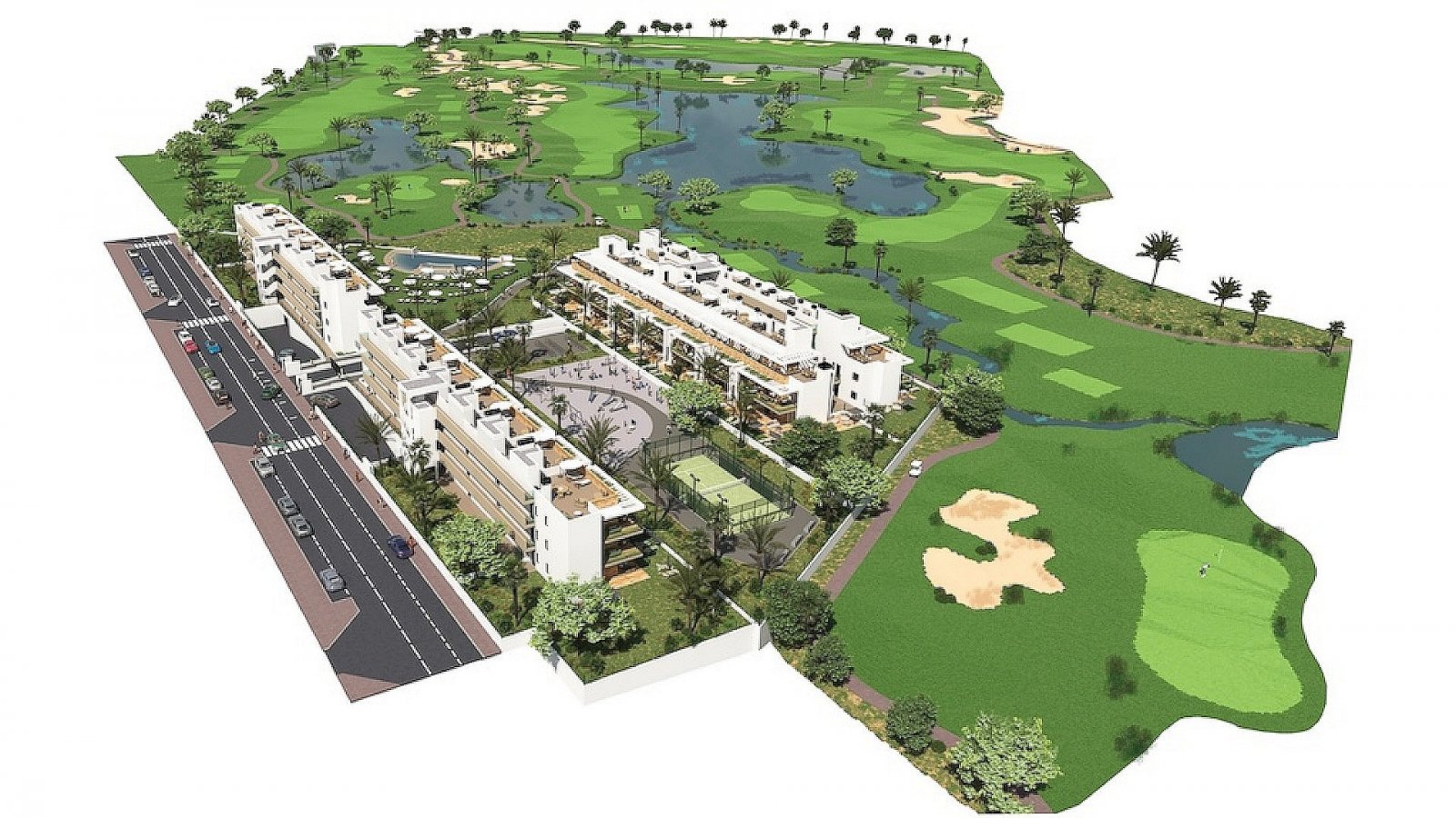 <p>Apartment with garden provided with 2 Bedrooms and 2 Bathrooms, communal swimming pool and underground parking space. </p><p>A total of 240 cont...