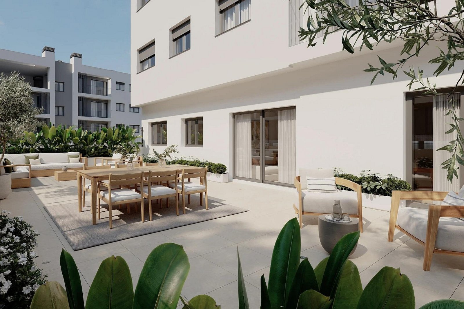 <p>Apartment with terrace provided with 2 Bedrooms and 2 Bathrooms, communal swimming pool and underground parking space with storage room. </p>