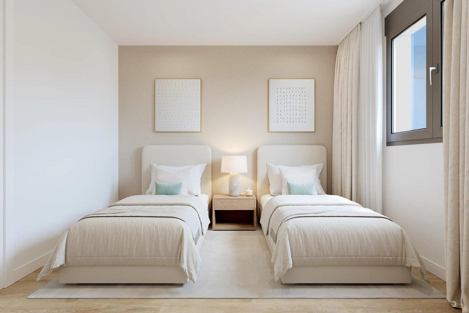 <p>Apartment with terrace provided with 2 Bedrooms and 2 Bathrooms, communal swimming pool and underground parking space with storage room. </p>