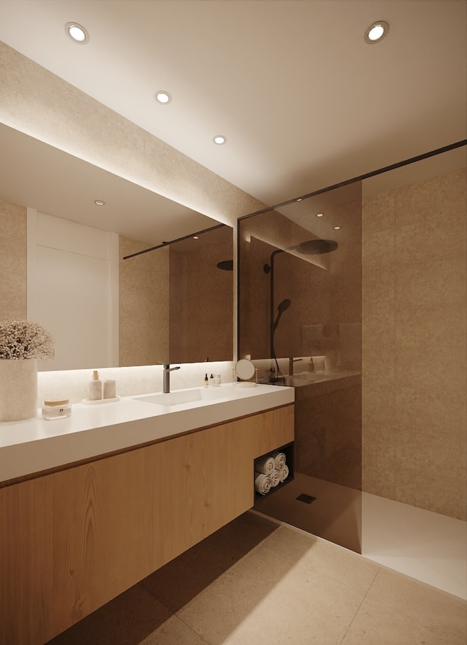 <p>Apartment with terrace provided with 3 Bedrooms and 2 Bathrooms, communal swimming pool and underground parking space with storage room. </p><p>...