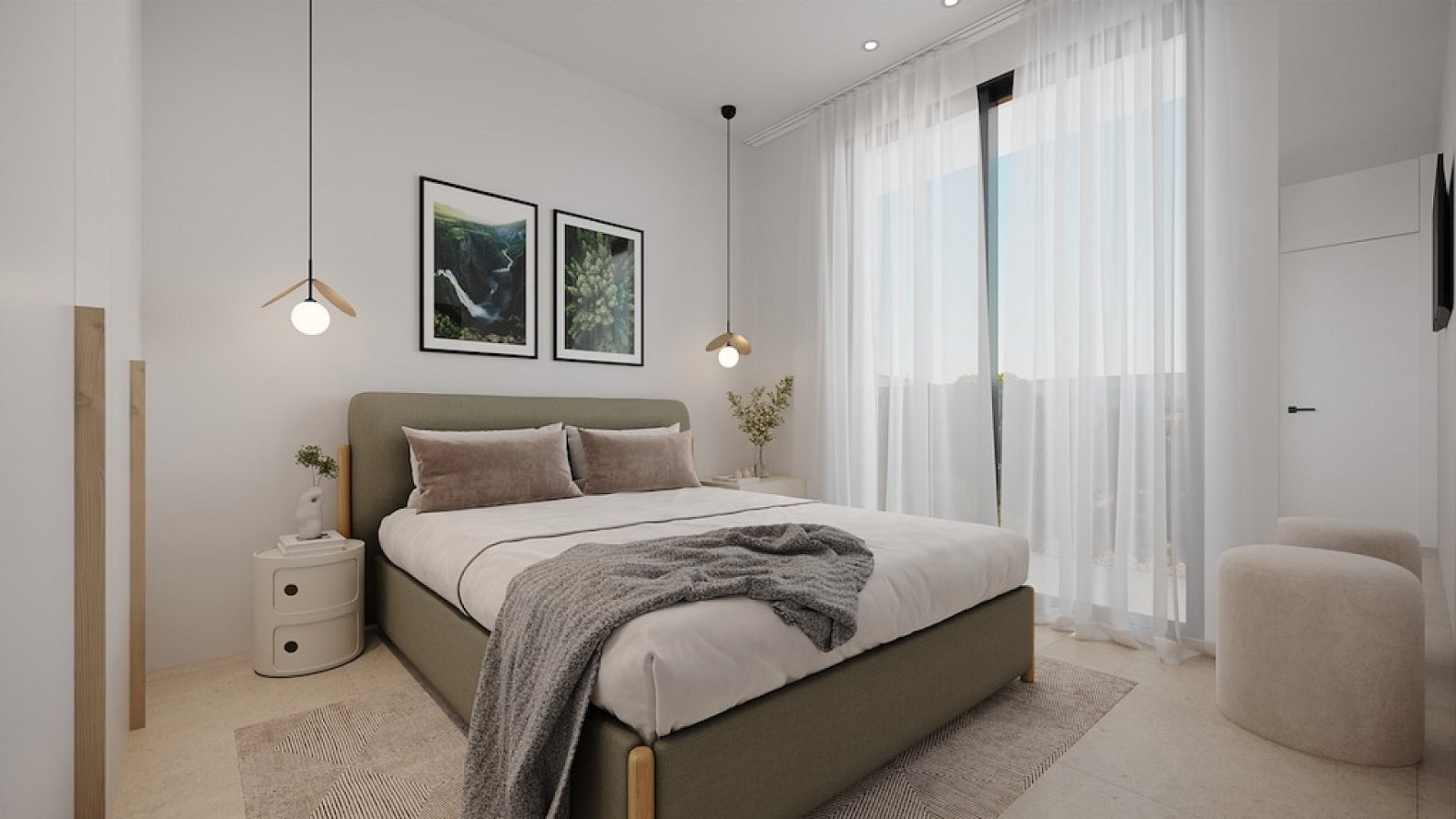 <p>Apartment with terrace provided with 3 Bedrooms and 2 Bathrooms, communal swimming pool and underground parking space with storage room. </p><p>...