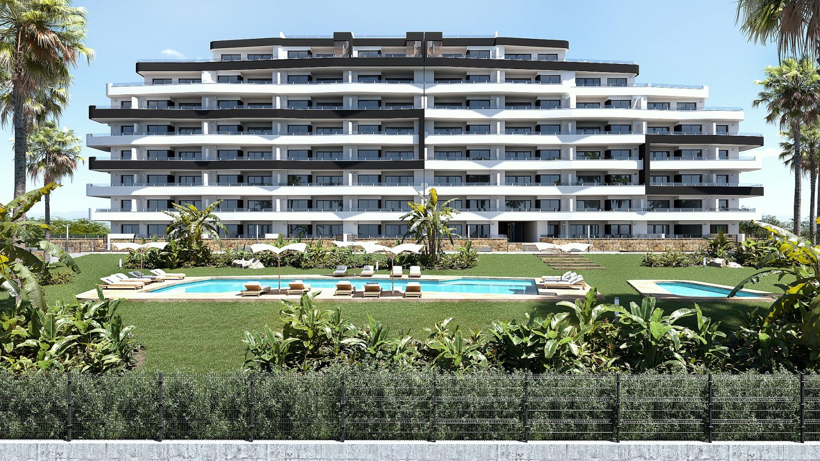 <p>Apartment with terrace provided with 2 Bedrooms and 2 Bathrooms, communal swimming pool and parking space with underground storage. </p><p>Are y...