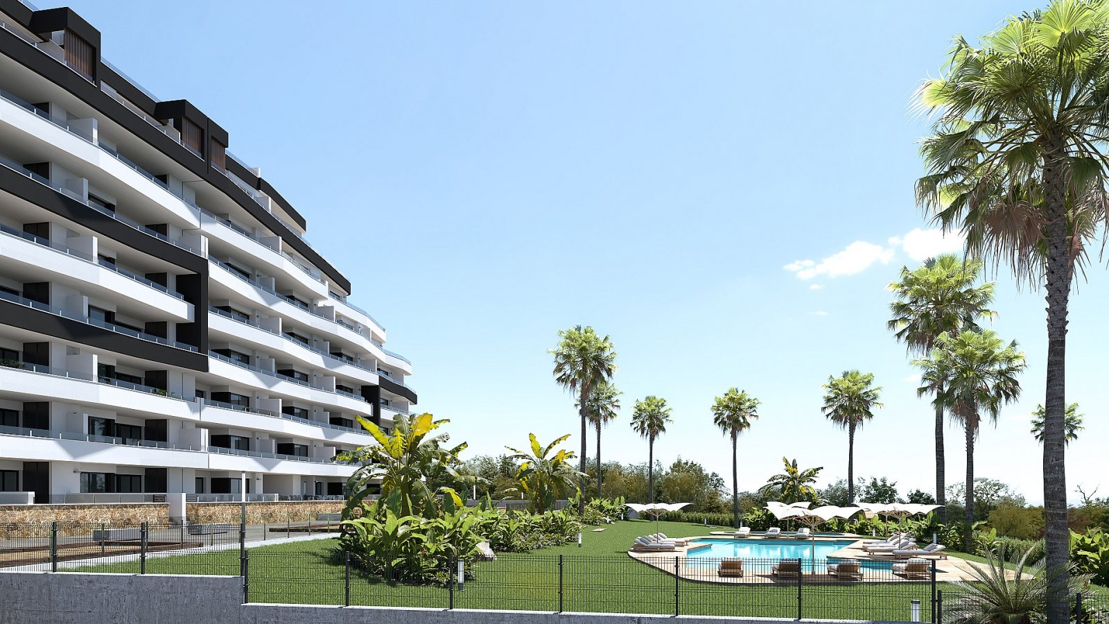 <p>Apartment with terrace provided with 2 Bedrooms and 2 Bathrooms, communal swimming pool and parking space with underground storage. </p><p>Are y...