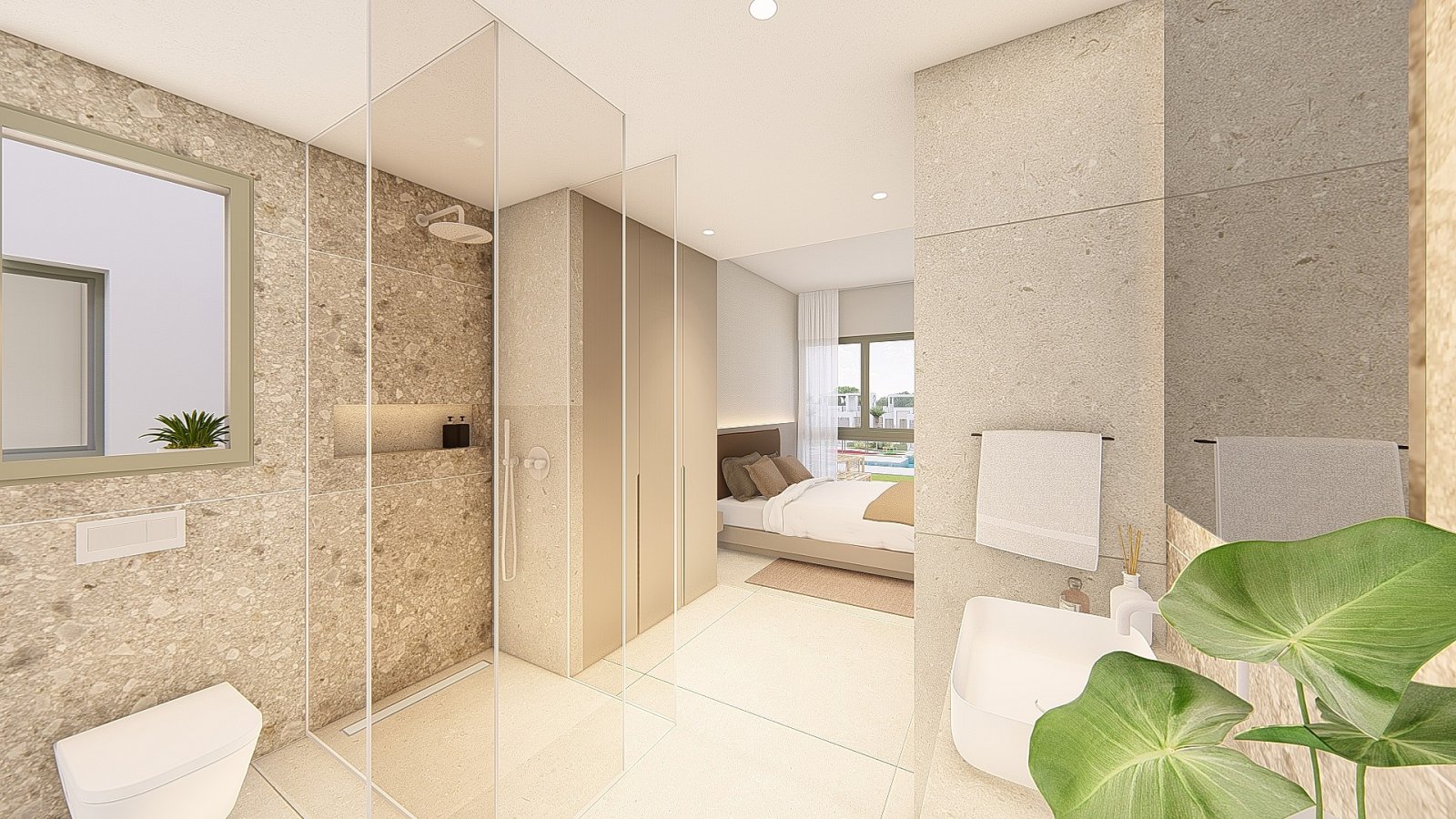 <p>Apartments - solarium provided with 2 Bedrooms and 2 Bathrooms, communal swimming pool and parking spot. </p><p>Ciudad Quesada is popular with t...
