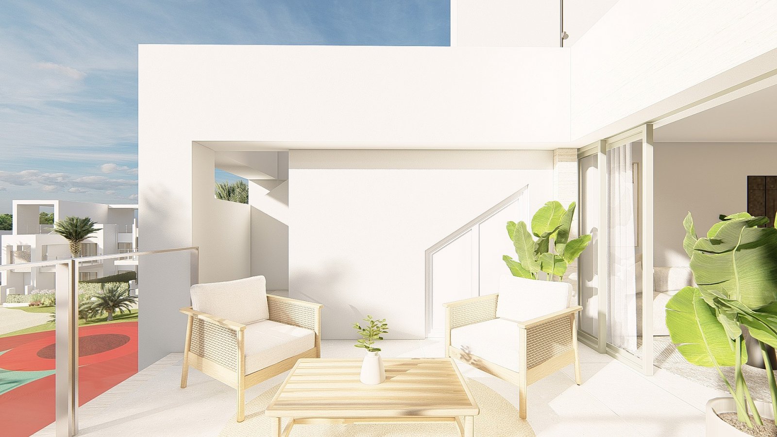 <p>Apartments - solarium provided with 2 Bedrooms and 2 Bathrooms, communal swimming pool and parking spot. </p><p>Ciudad Quesada is popular with t...