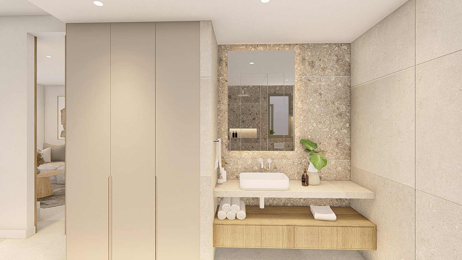 <p>Apartments - solarium provided with 2 Bedrooms and 2 Bathrooms, communal swimming pool and parking spot. </p><p>Ciudad Quesada is popular with t...