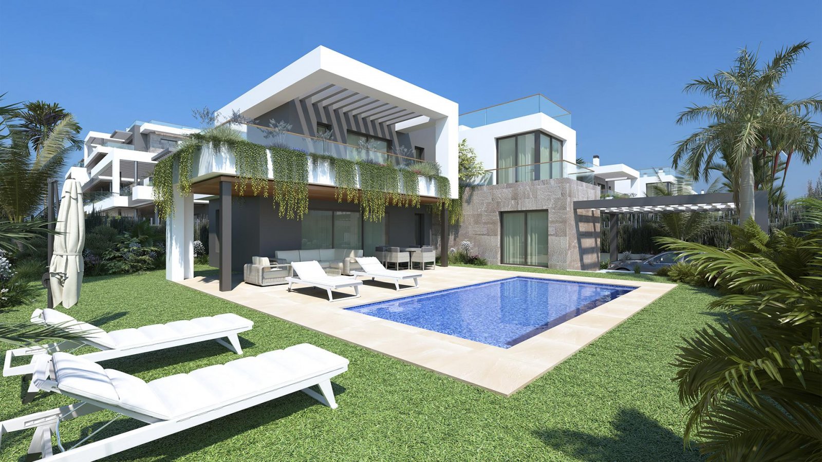 Geräumige Terrassenwohnung mit Pool & Tiefgarage