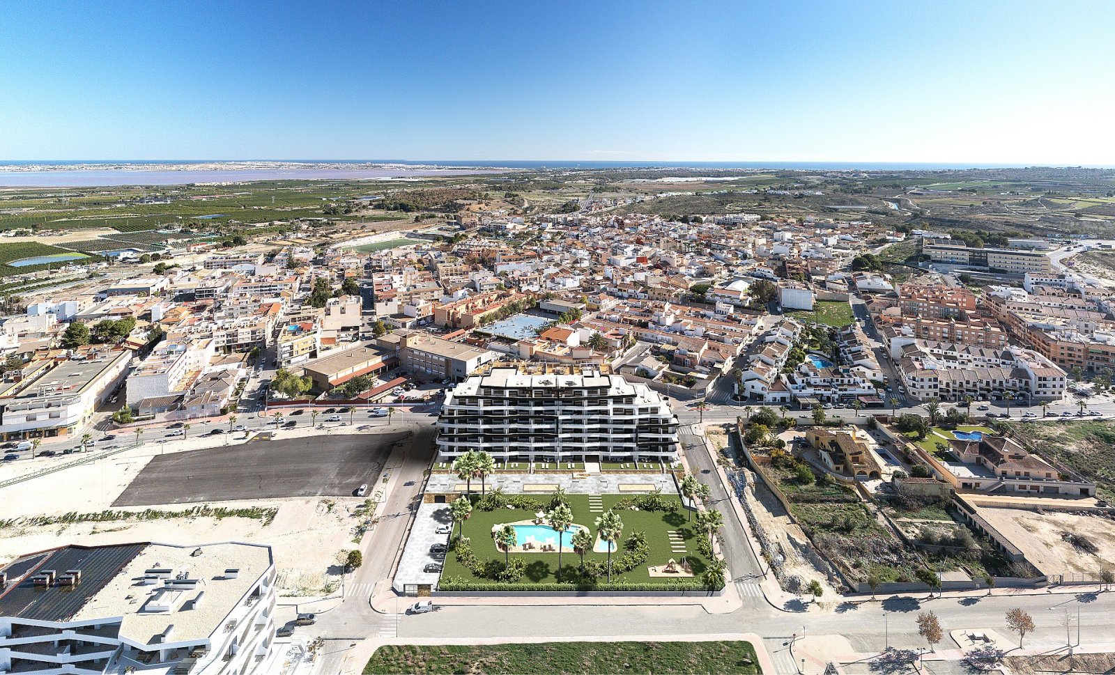 <p>Apartment with garden provided with 2 Bedrooms and 2 Bathrooms, communal swimming pool and parking space with underground storage. </p><p>Are yo...
