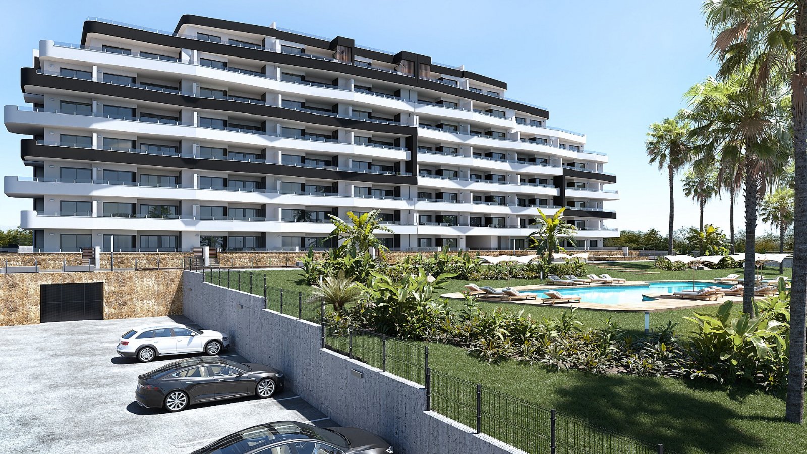 <p>Apartment with garden provided with 2 Bedrooms and 2 Bathrooms, communal swimming pool and parking space with underground storage. </p><p>Are yo...