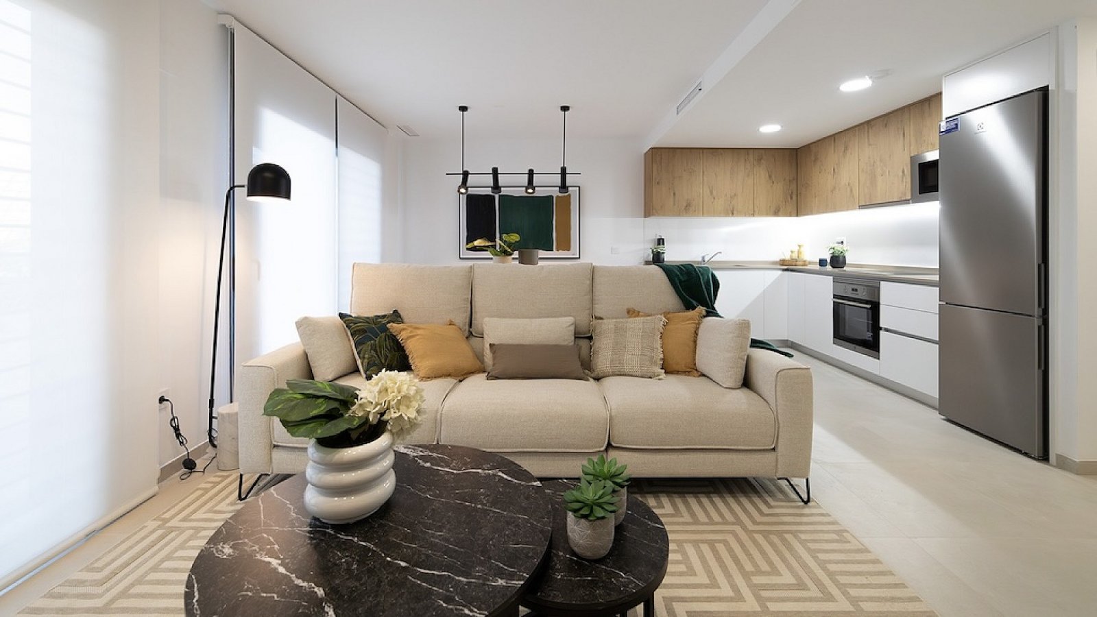 <p>Apartment with garden provided with 3 Bedrooms and 2 Bathrooms, infinity swimming pool and optional underground parking & storage room. </p><p>O...