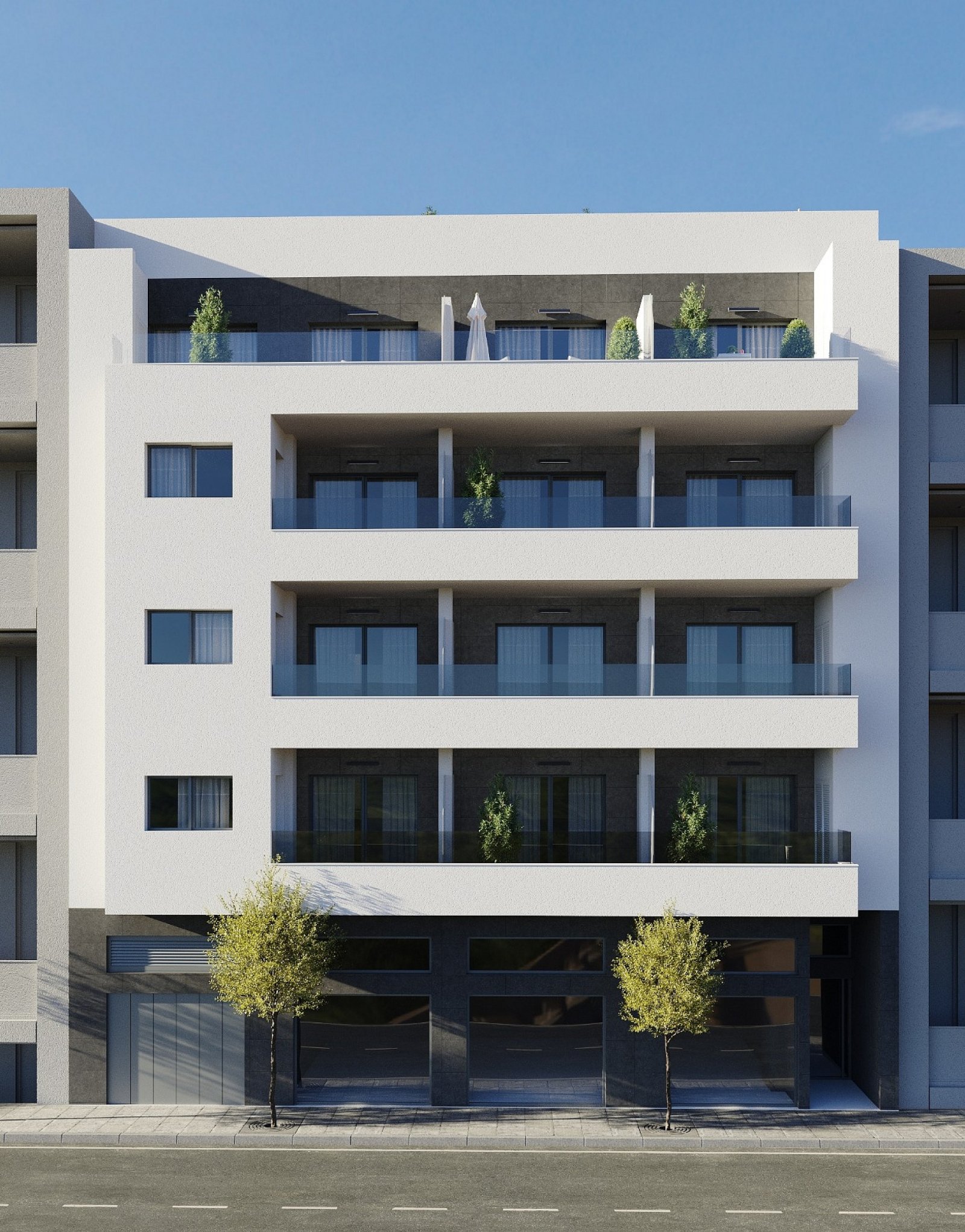 Torrevieja: <p>Apartment with terrace provided with 2 Bedrooms and 2 Bathrooms, communal swimming pool and optional underground parking & storage room. </p><p>... 