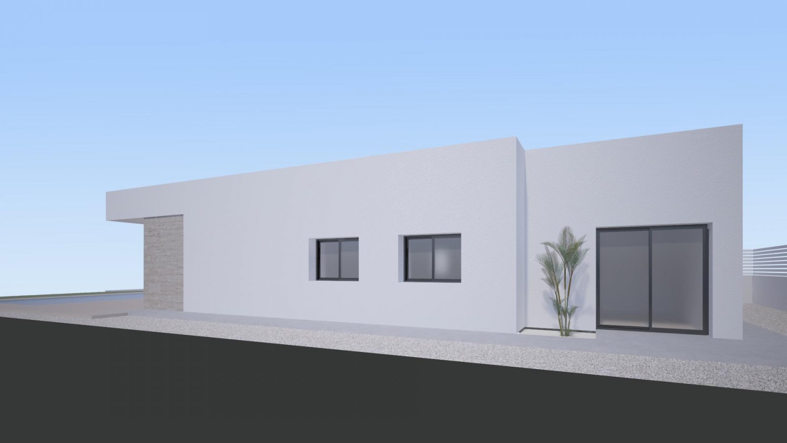 <p>Villa provided with 3 Bedrooms and 3 Bathrooms, private swimming pool and parking space on own plot. </p><p>New modern villa in Aspe, inland Ali...