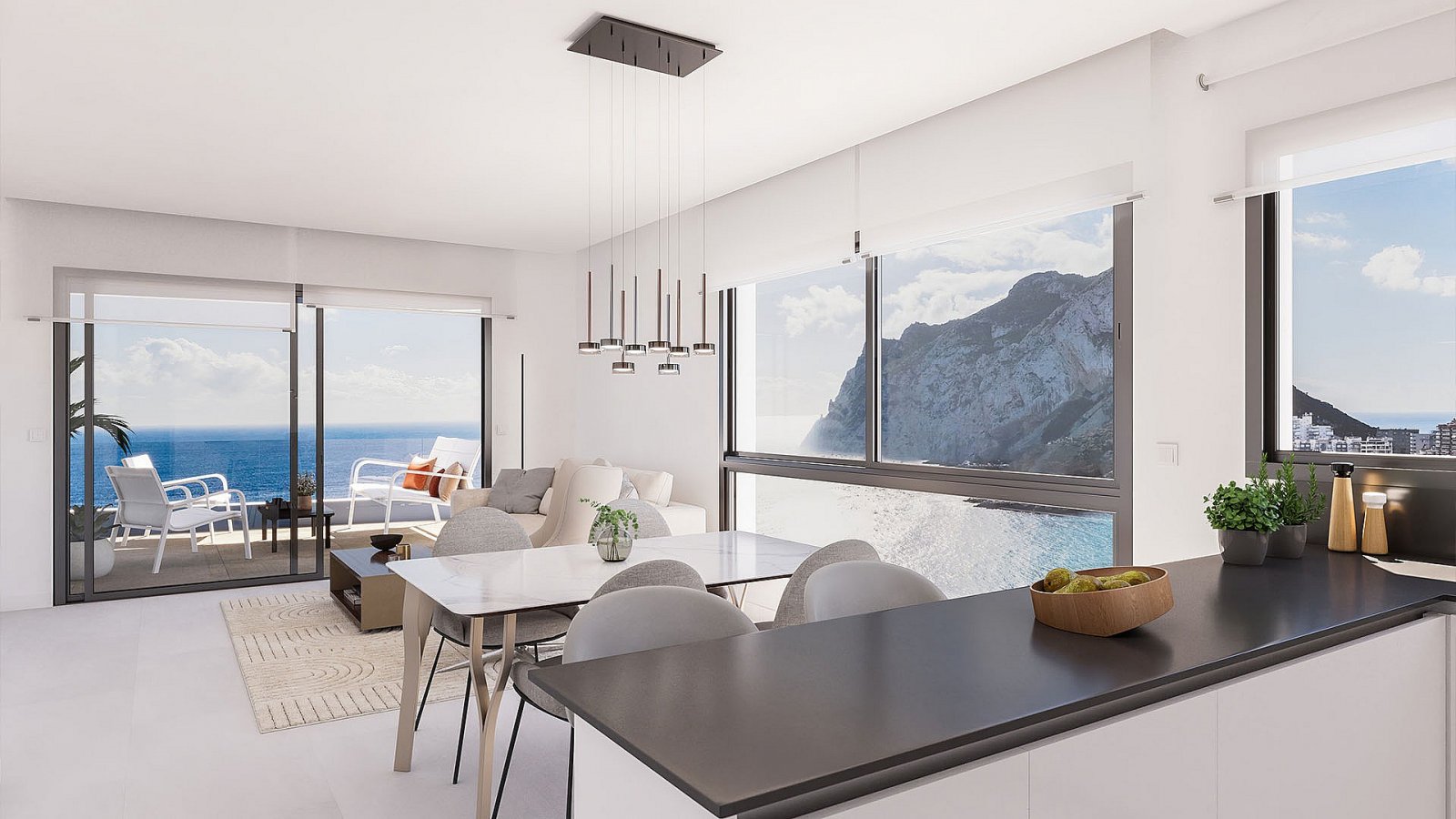 <p>Apartment with terrace provided with 1 Bedrooms and 1 Bathrooms, infinity swimming pool and underground parking space with storage room. </p><p>...