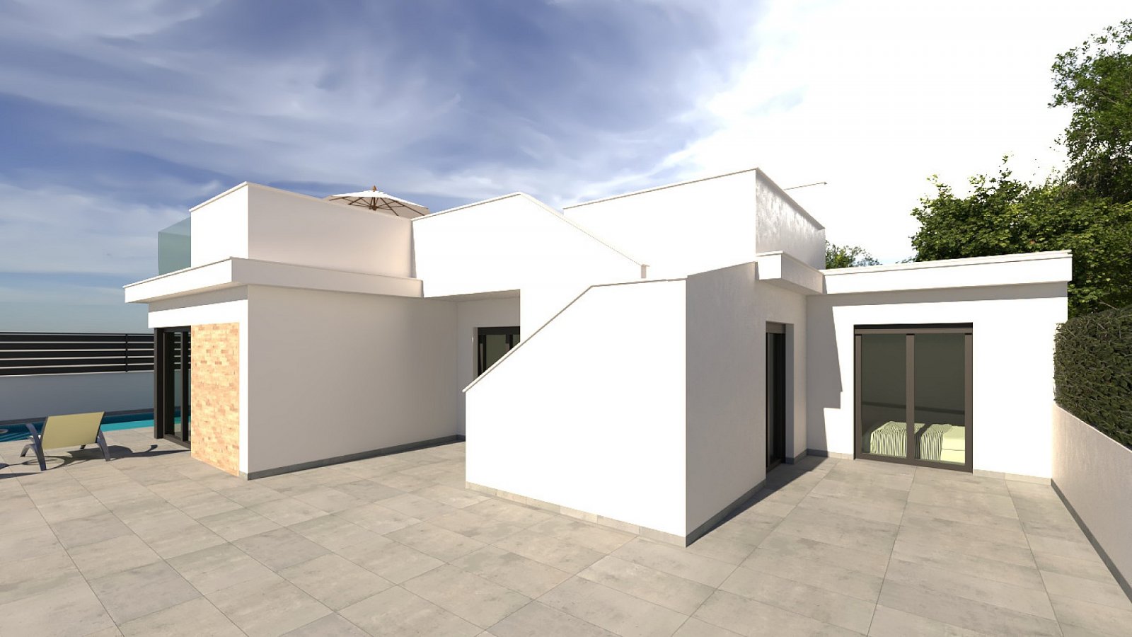 <p>Villa provided with 3 Bedrooms and 2 Bathrooms, private swimming pool and carport. </p>