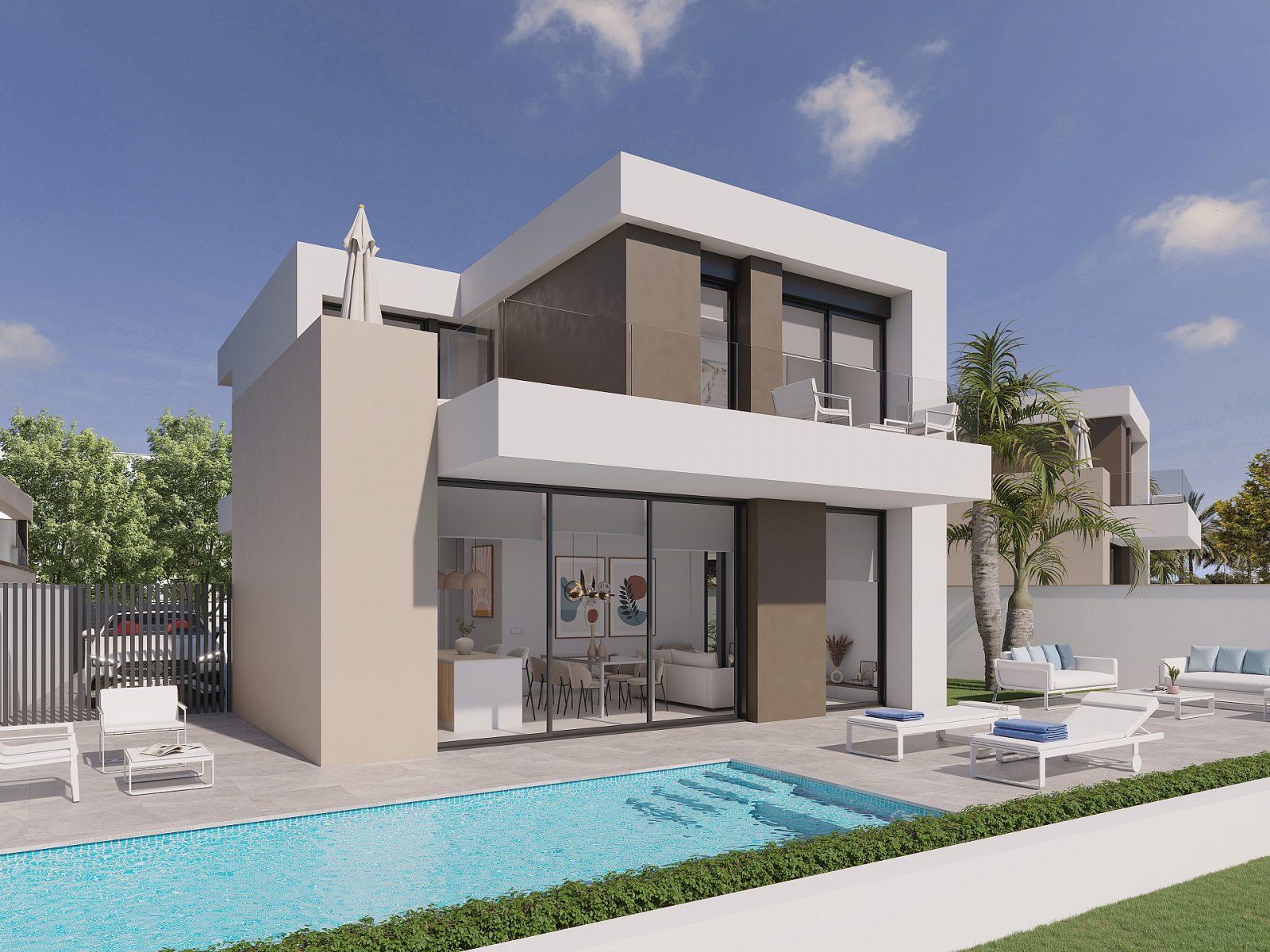 Roda Golf: <p>Villa provided with 3 Bedrooms and 3 Bathrooms, private swimming pool and parking space on own plot. </p><p>Roda Golf & Beach Resort is one of t... 