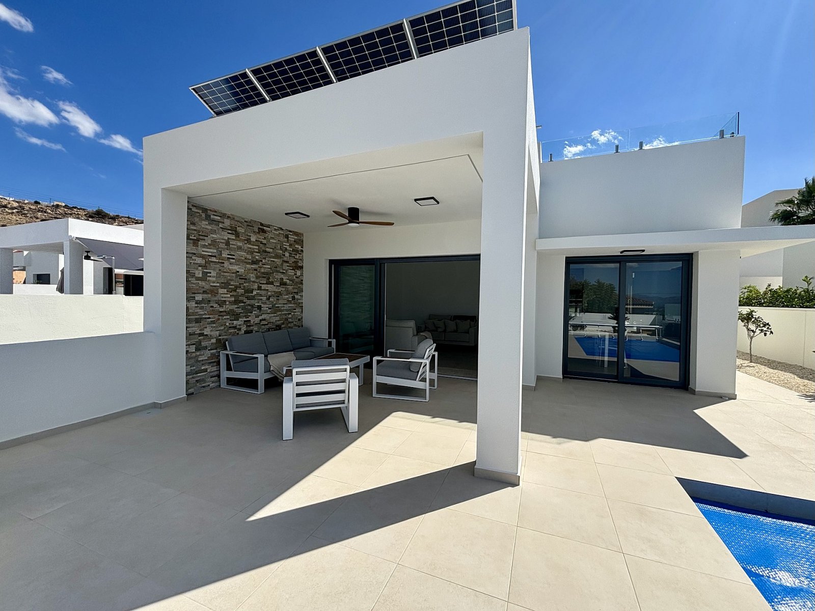 <p>Villa provided with 3 Bedrooms and 2 Bathrooms, private swimming pool and parking space on own plot. </p><p>Our villas are designed to clients’ ...