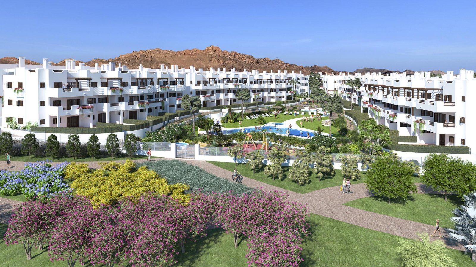 <p>Apartment with terrace provided with 2 Bedrooms and 1 Bathrooms, communal swimming pool and underground parking space. </p><p>Beautiful apartmen...