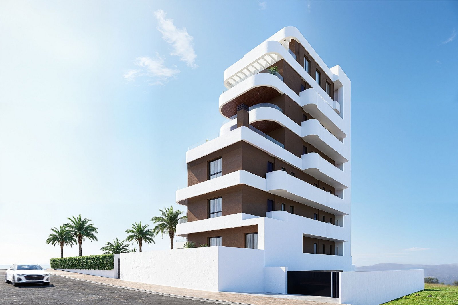 <p>Apartment with terrace provided with 2 Bedrooms and 2 Bathrooms, communal swimming pool and private parking space within domain. </p><p>19 apart...
