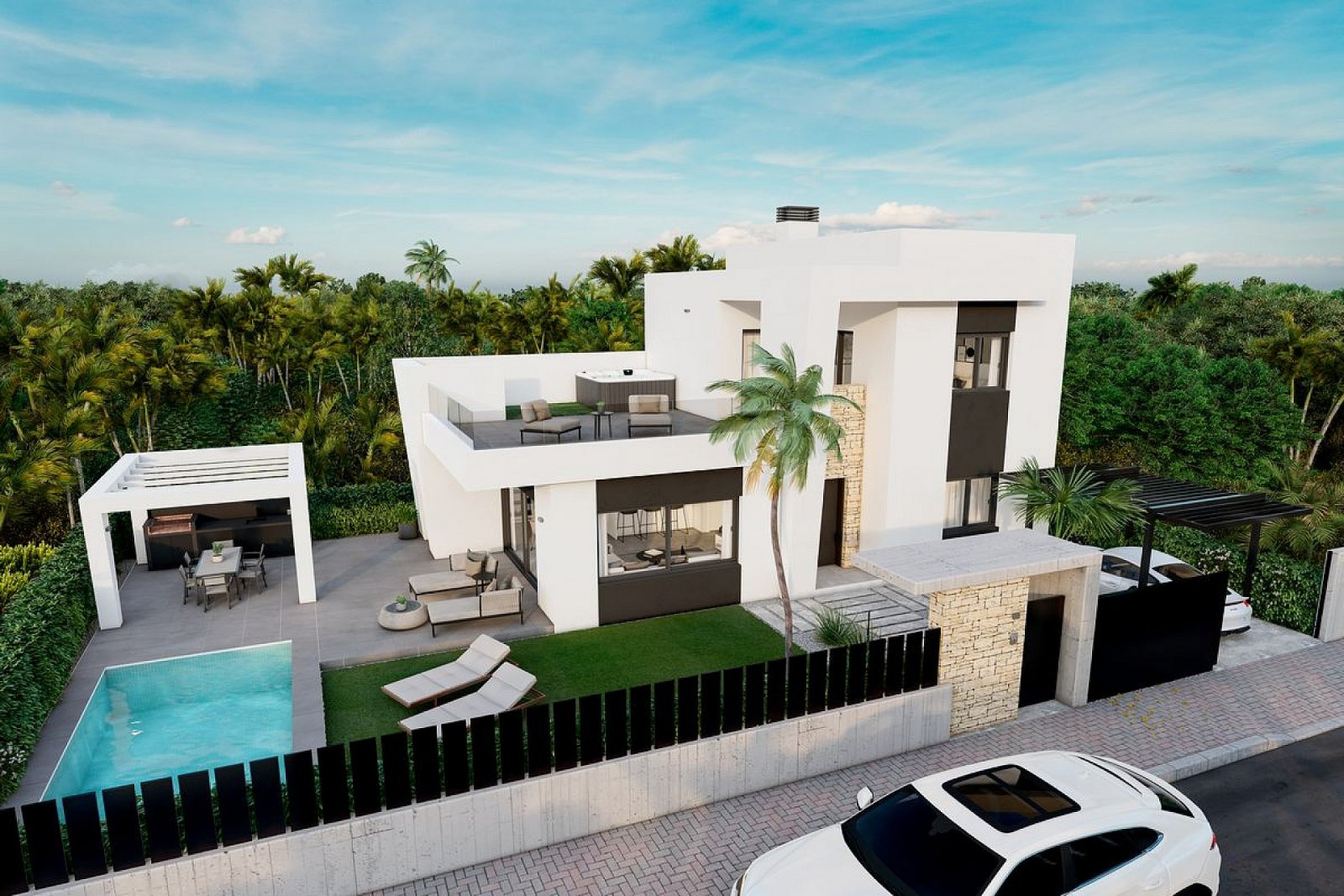 <p>Villa provided with 3 Bedrooms and 2 Bathrooms, private swimming pool and parking space on own plot. </p>