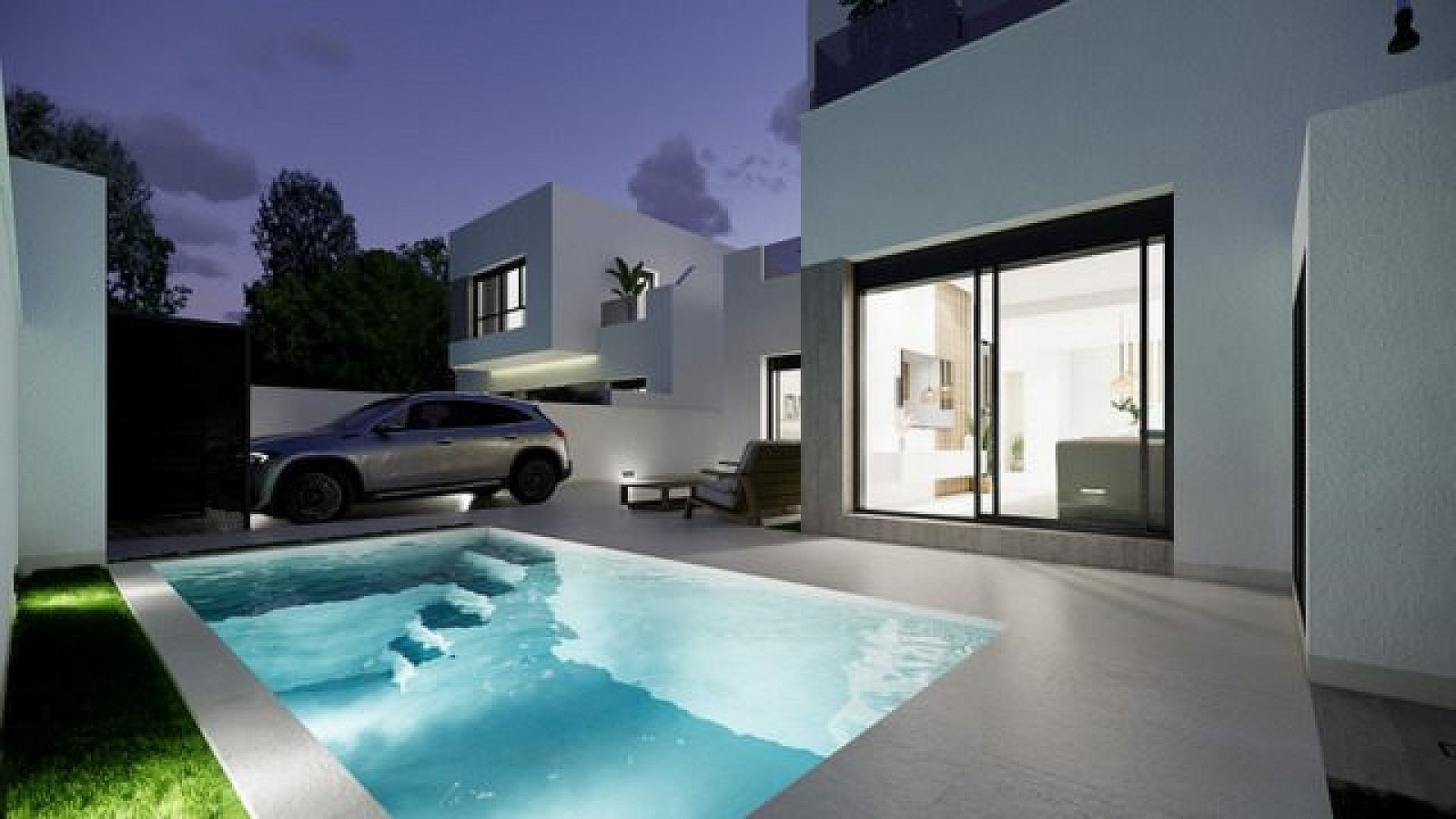<p>Villa provided with 3 Bedrooms and 2 Bathrooms, private swimming pool and parking space on own plot. </p>