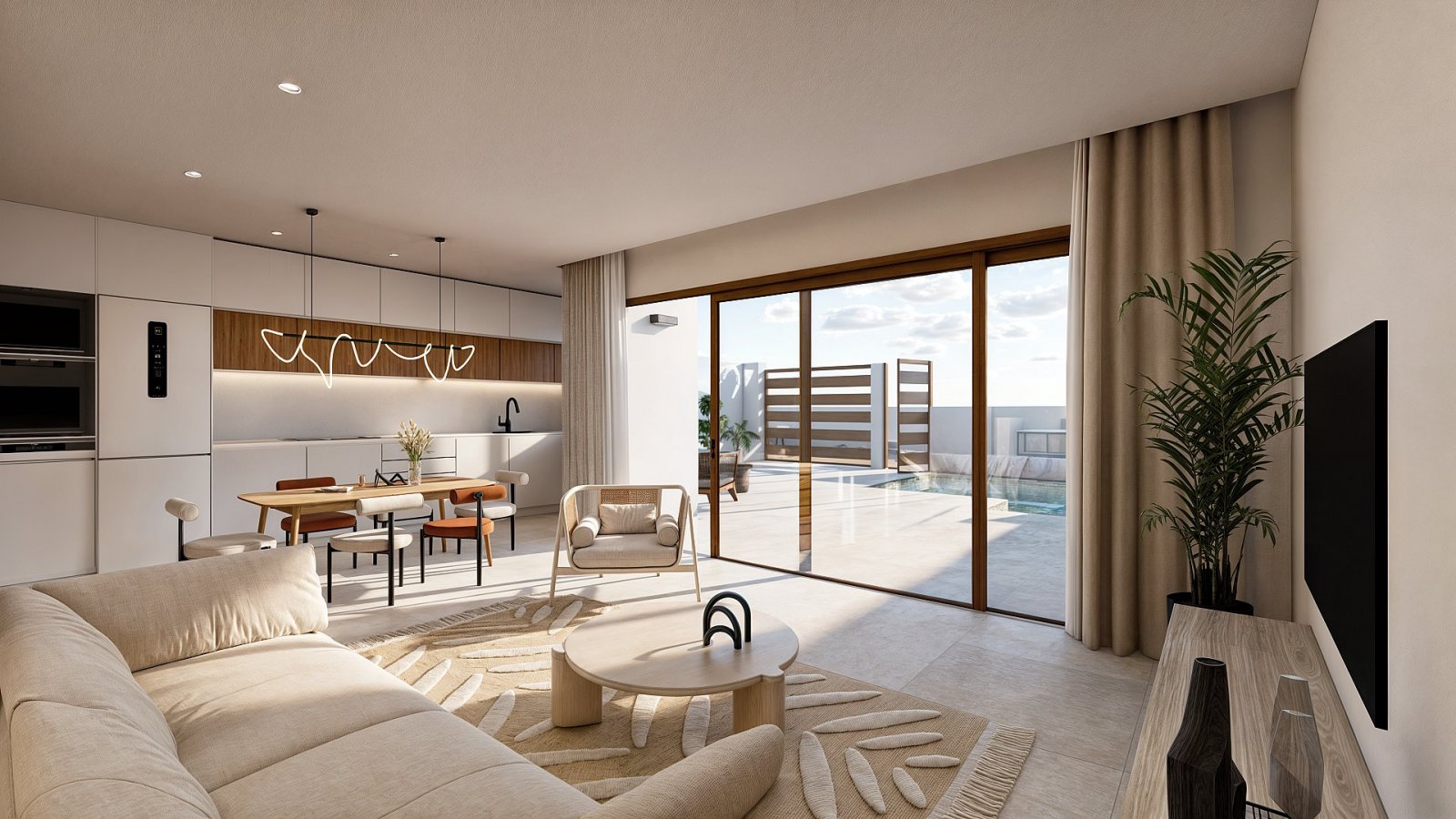 <p>Villa provided with 3 Bedrooms and 2 Bathrooms, private swimming pool and parking space on own plot. </p><p>Residencial El Pasico offers modern ...