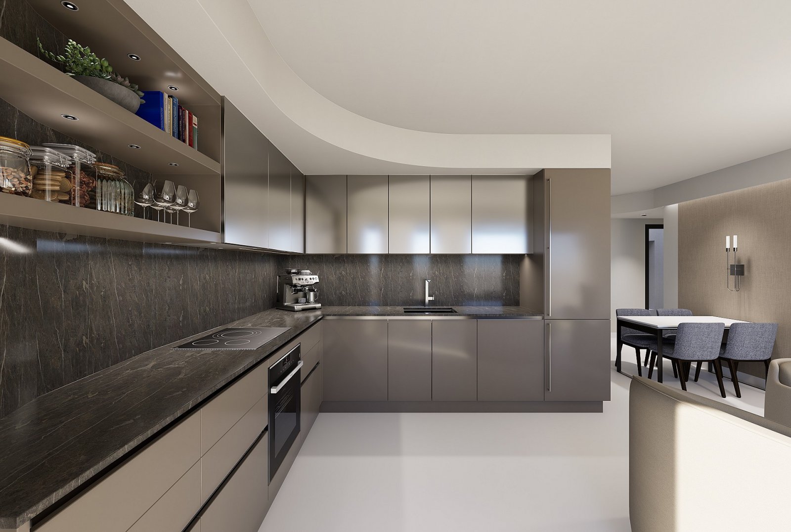<p>Apartments - solarium provided with 2 Bedrooms and 1 Bathrooms, communal swimming pool and optional underground parking space. </p><p>The projec...