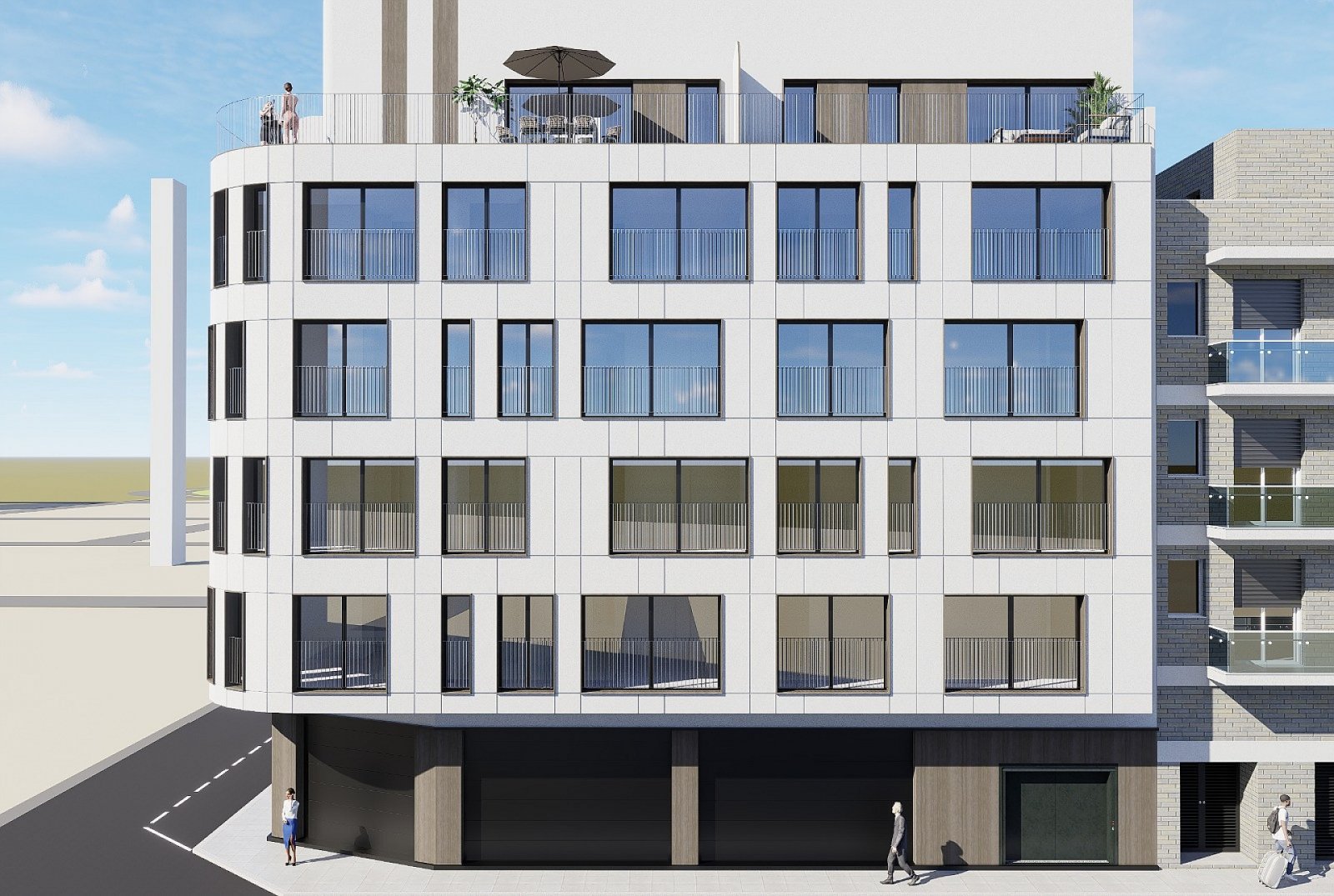 <p>Apartments - solarium provided with 2 Bedrooms and 1 Bathrooms, communal swimming pool and optional underground parking space. </p><p>The projec...