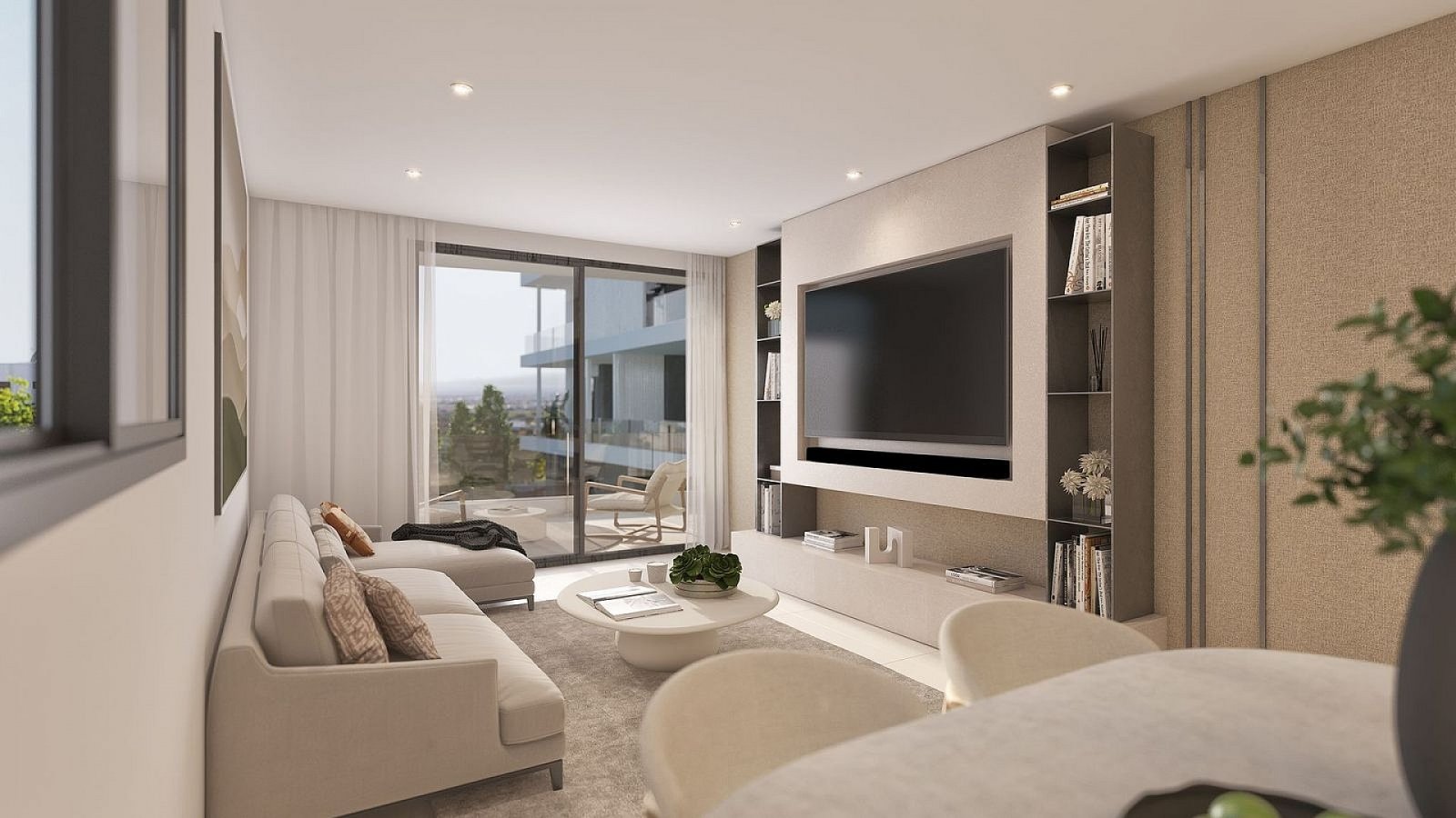 <p>Apartments - solarium provided with 2 Bedrooms and 2 Bathrooms, communal swimming pool and underground parking space with storage room. </p><p>B...