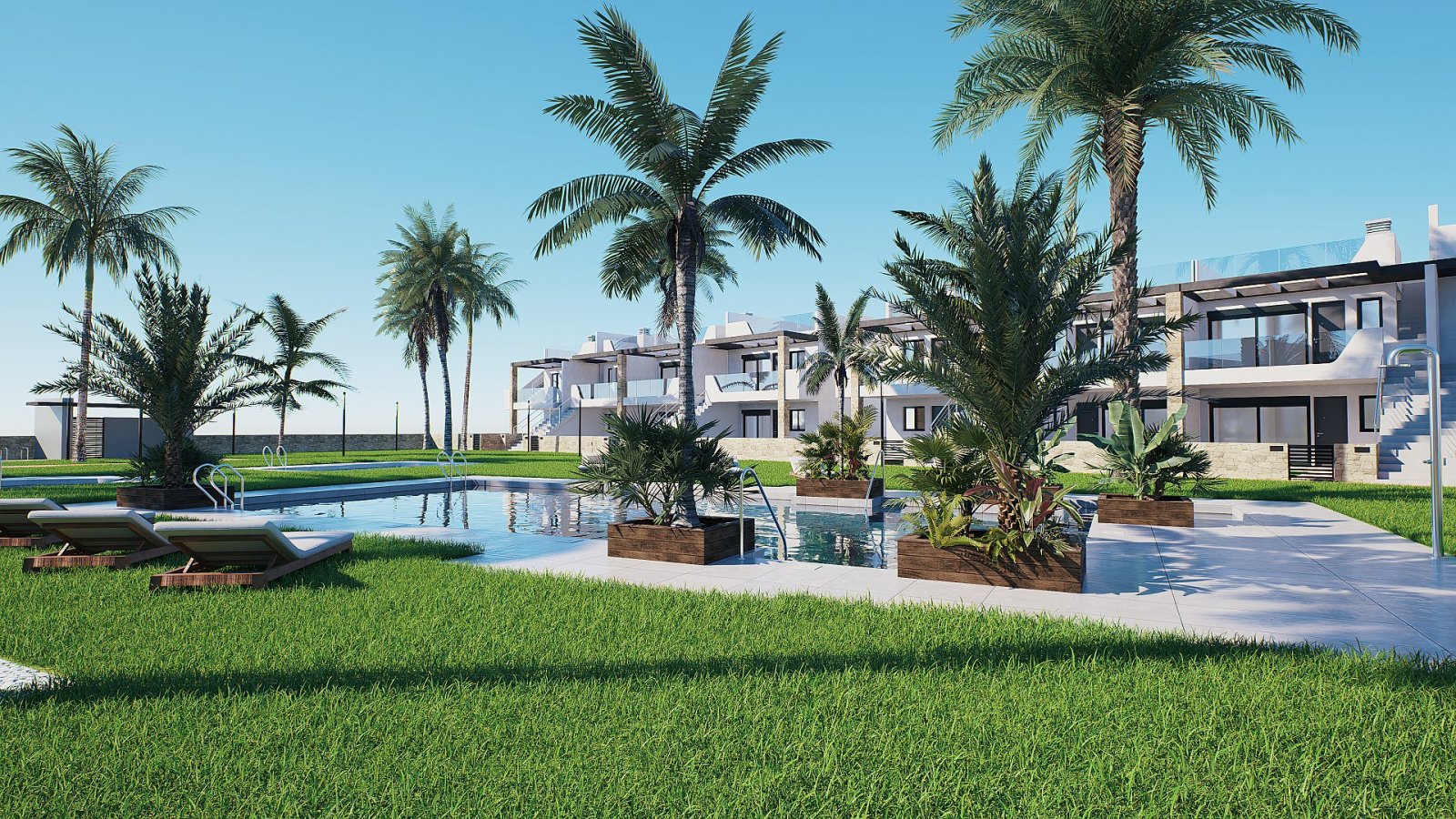 Hochwertige Apartments mit Dachterrasse, Pool & Tiefgarage