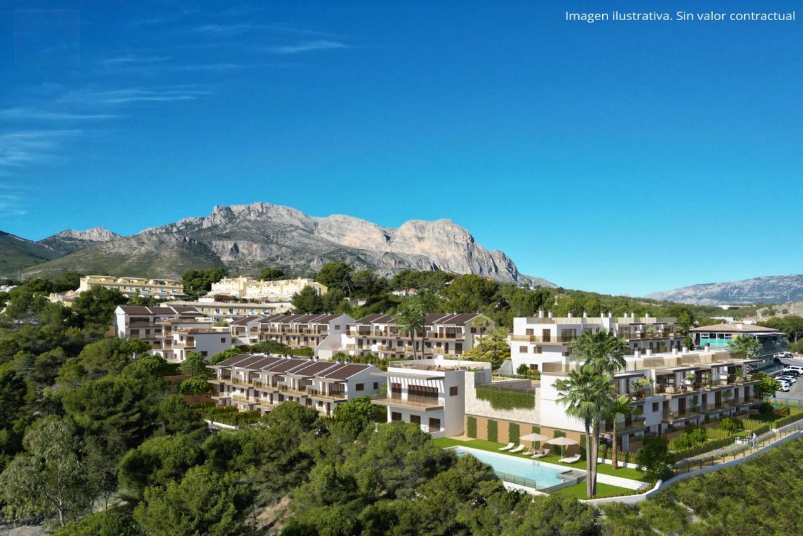 <p>Villa provided with 4 Bedrooms and 3 Bathrooms, communal swimming pool and multiple parking spaces. </p>