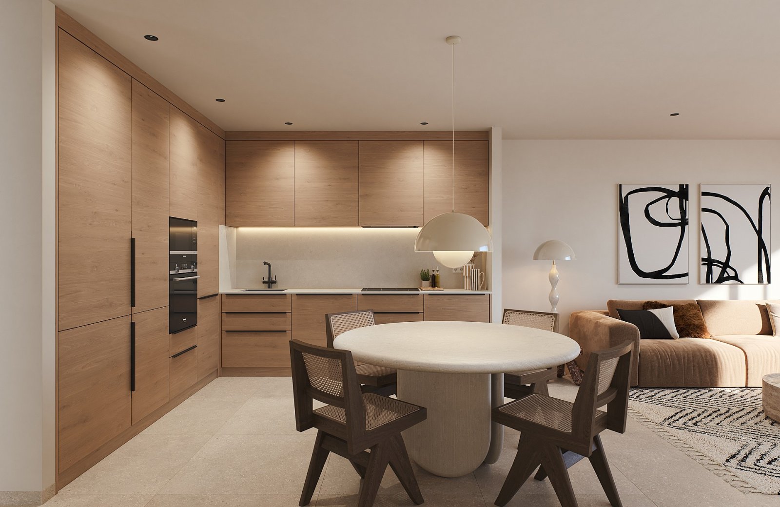 <p>Apartments - solarium provided with 3 Bedrooms and 2 Bathrooms, communal swimming pool and underground parking space with storage room. </p><p>T...