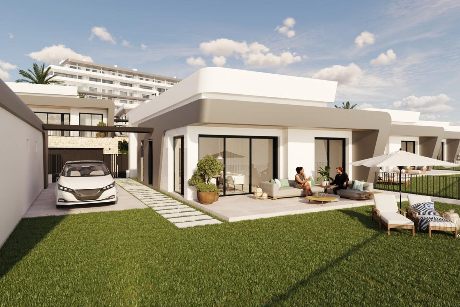 <p>Villa provided with 3 Bedrooms and 2 Bathrooms, communal swimming pool and multiple parking spaces. </p>