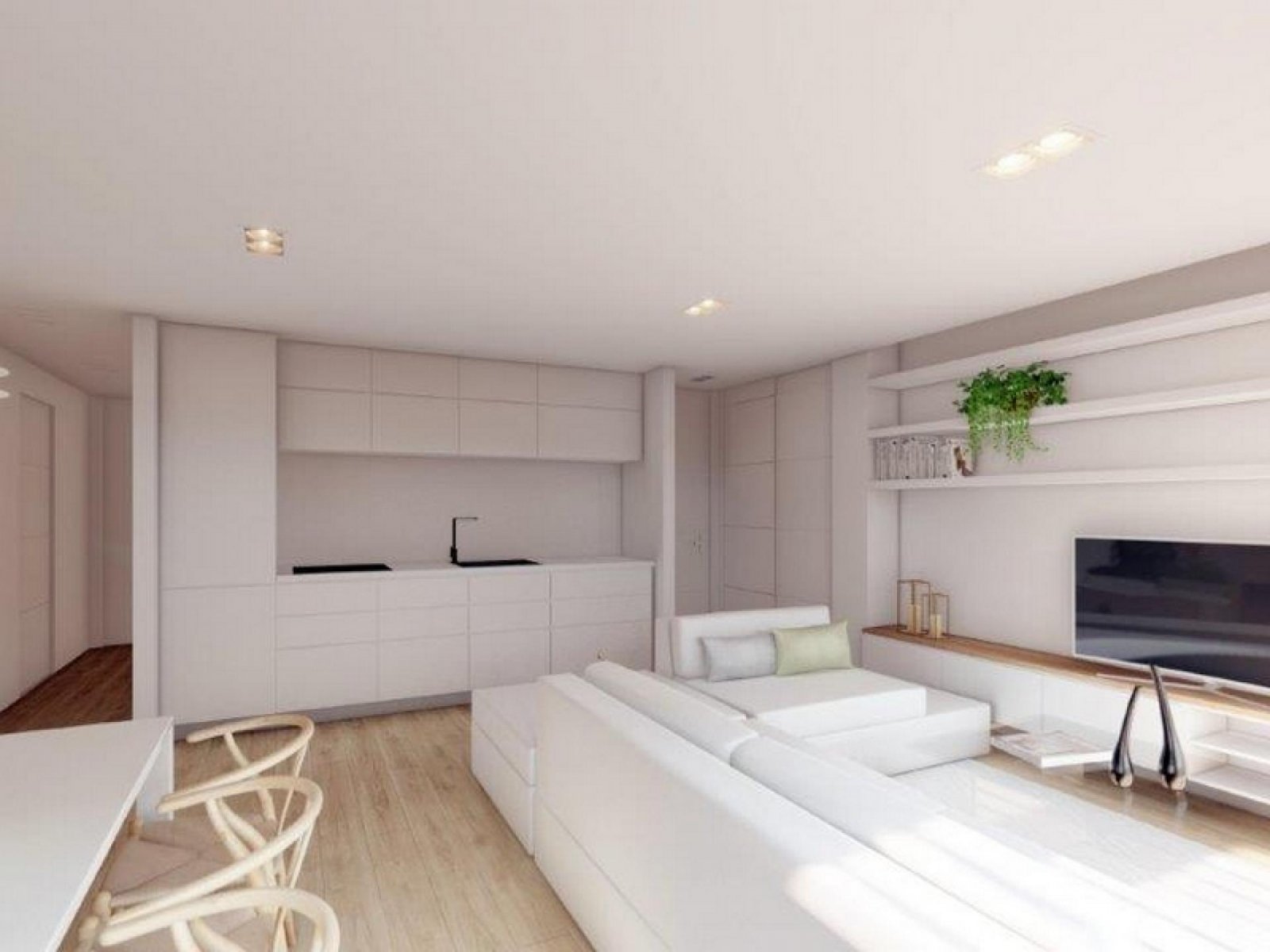 <p>Apartment with garden provided with 2 Bedrooms and 2 Bathrooms, communal swimming pool and underground parking space. </p>