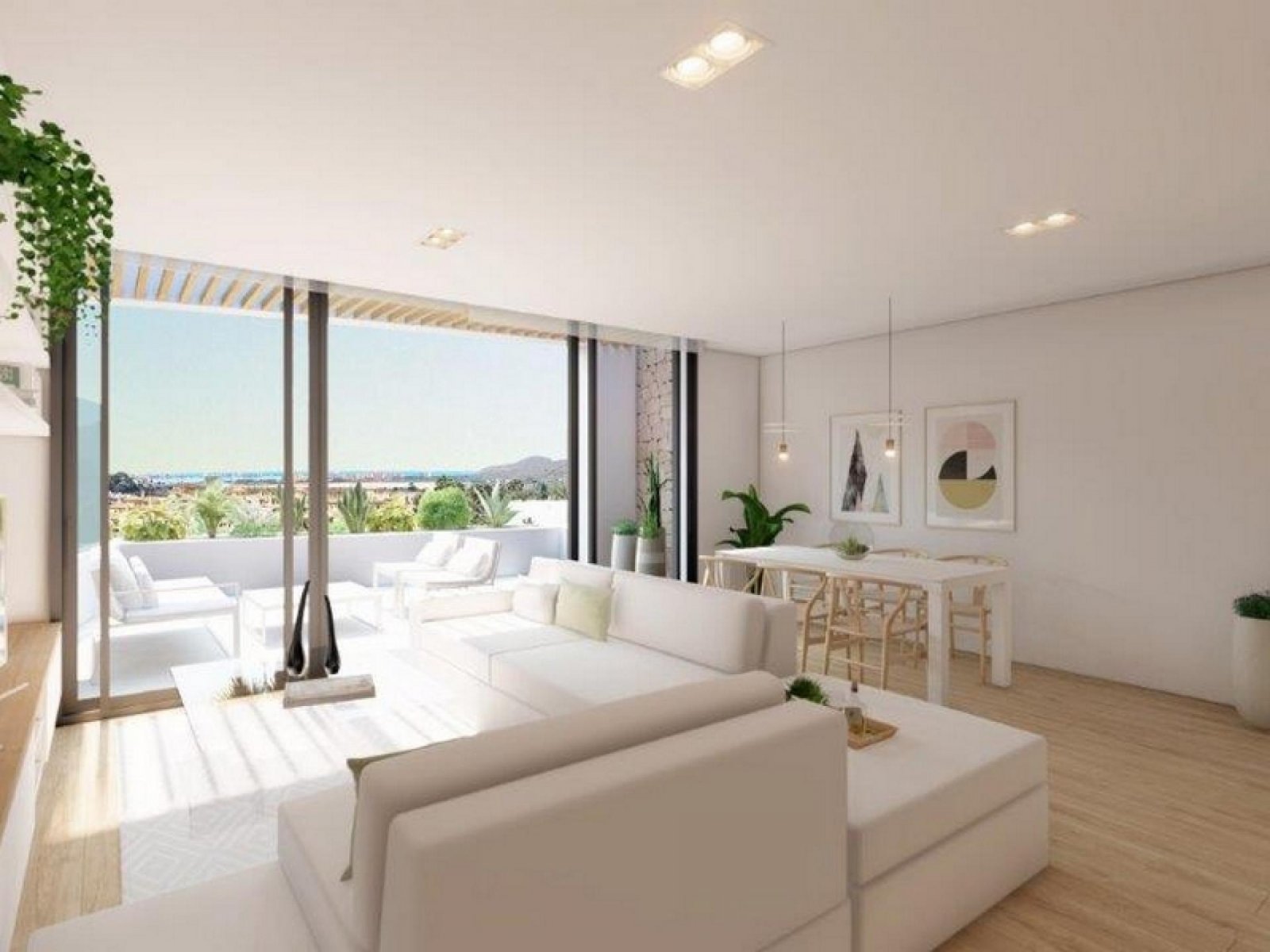 <p>Apartment with terrace provided with 2 Bedrooms and 2 Bathrooms, communal swimming pool and underground parking space. </p>