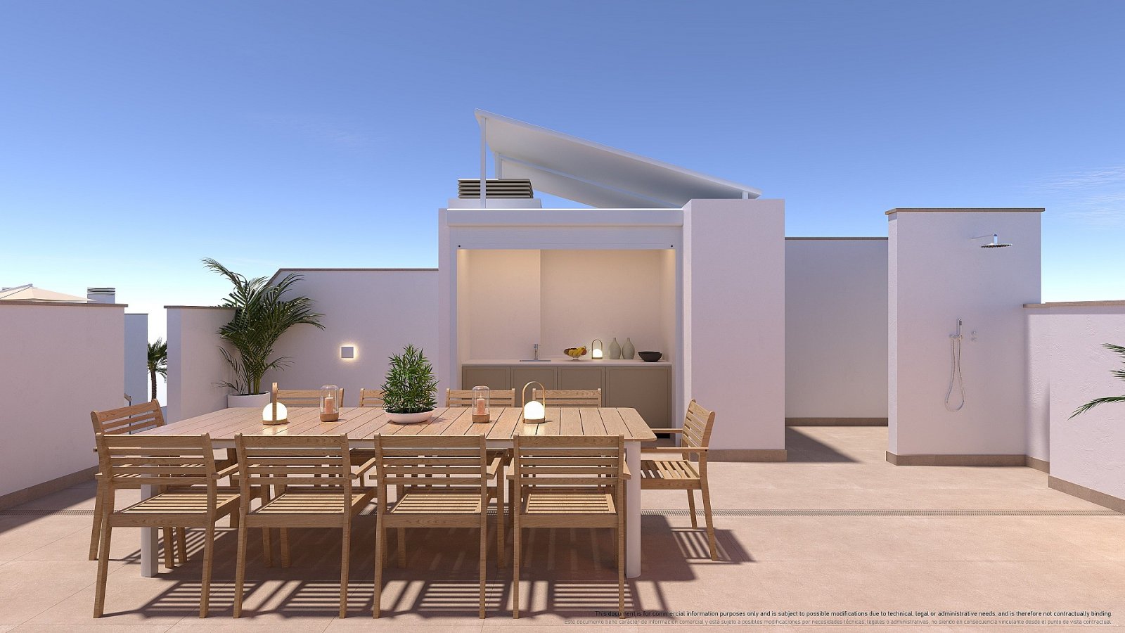 <p>Apartments - solarium provided with 2 Bedrooms and 2 Bathrooms, communal swimming pool and parking space on own plot. </p><p>Newly built bungalo...