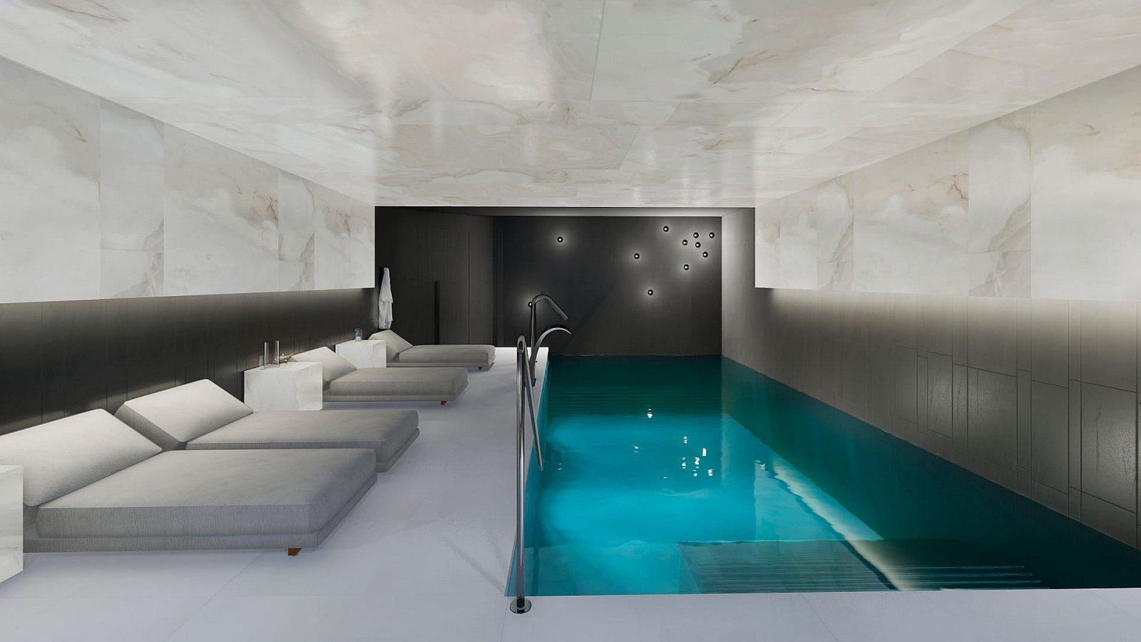 <p>Apartment with terrace provided with 2 Bedrooms and 2 Bathrooms, infinity swimming pool and optional underground parking & storage room. </p><p>...