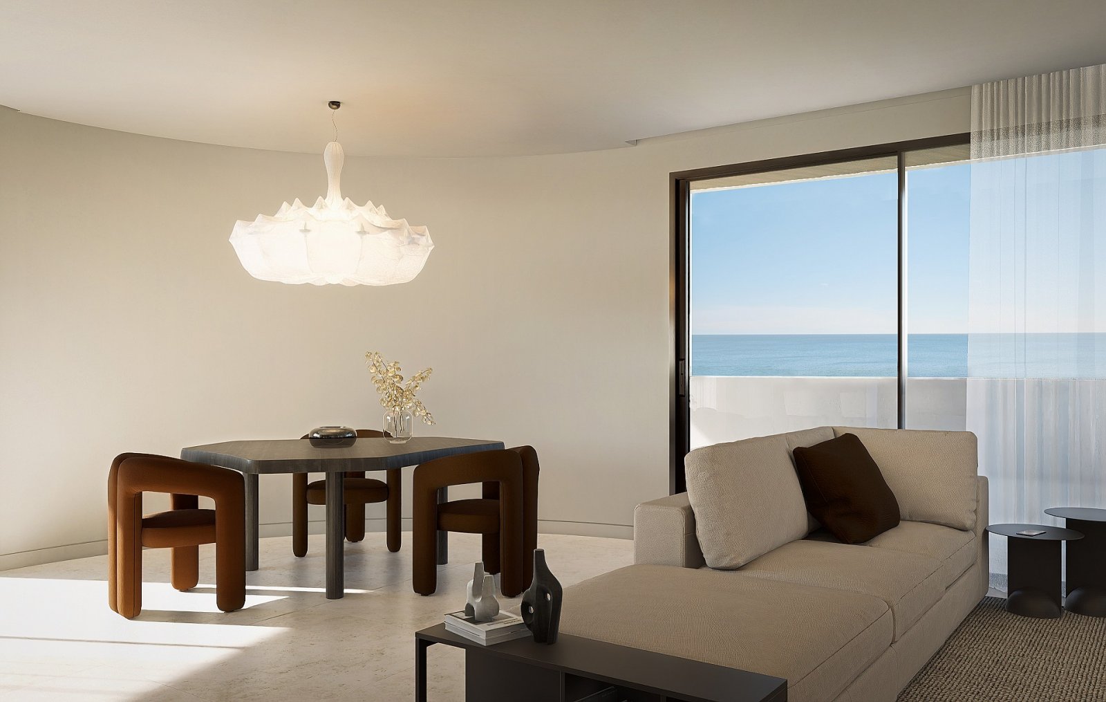 <p>Apartment with terrace provided with 2 Bedrooms and 2 Bathrooms, infinity swimming pool and optional underground parking & storage room. </p><p>...