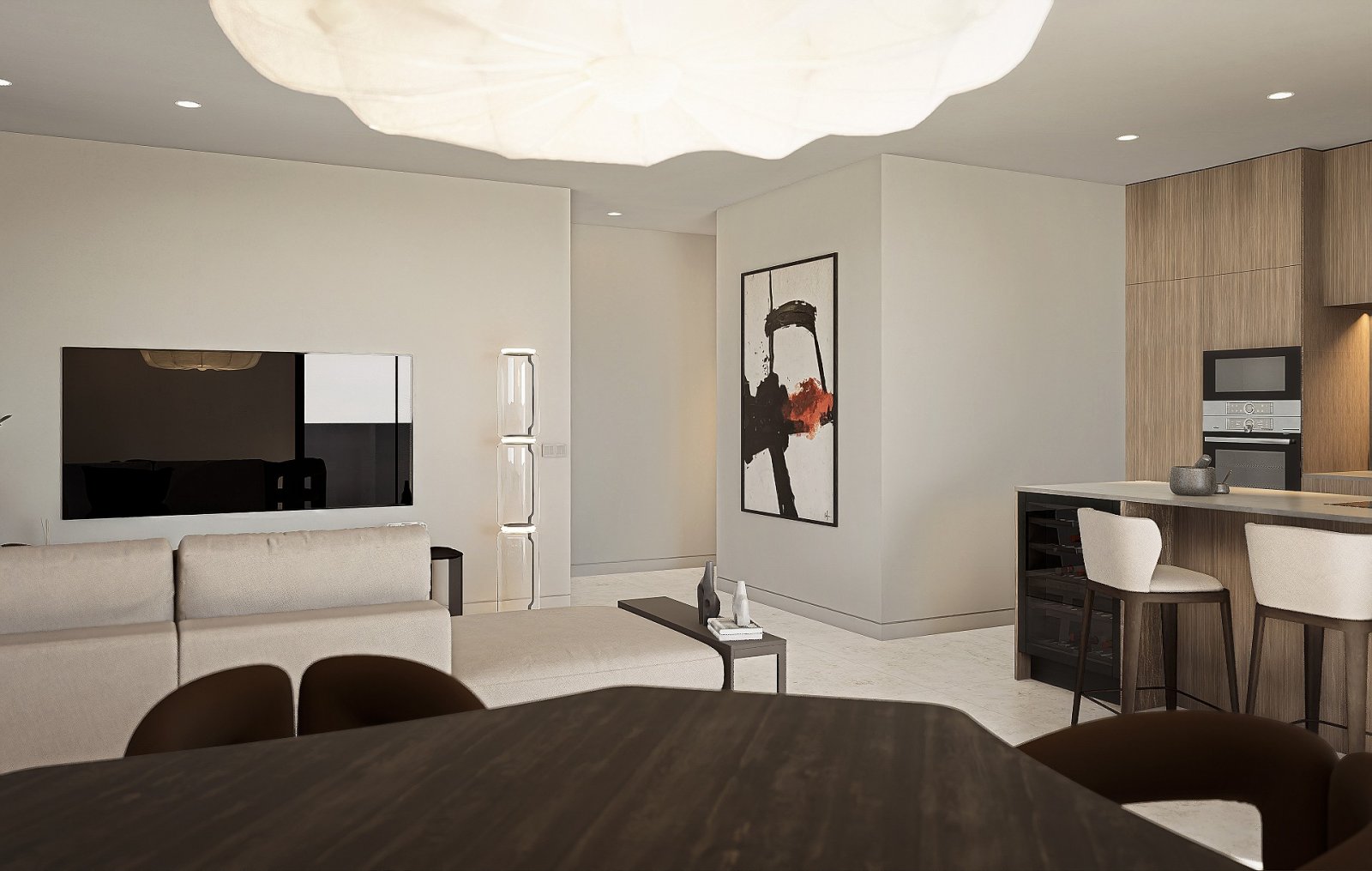 <p>Apartment with terrace provided with 2 Bedrooms and 2 Bathrooms, infinity swimming pool and optional underground parking & storage room. </p><p>...