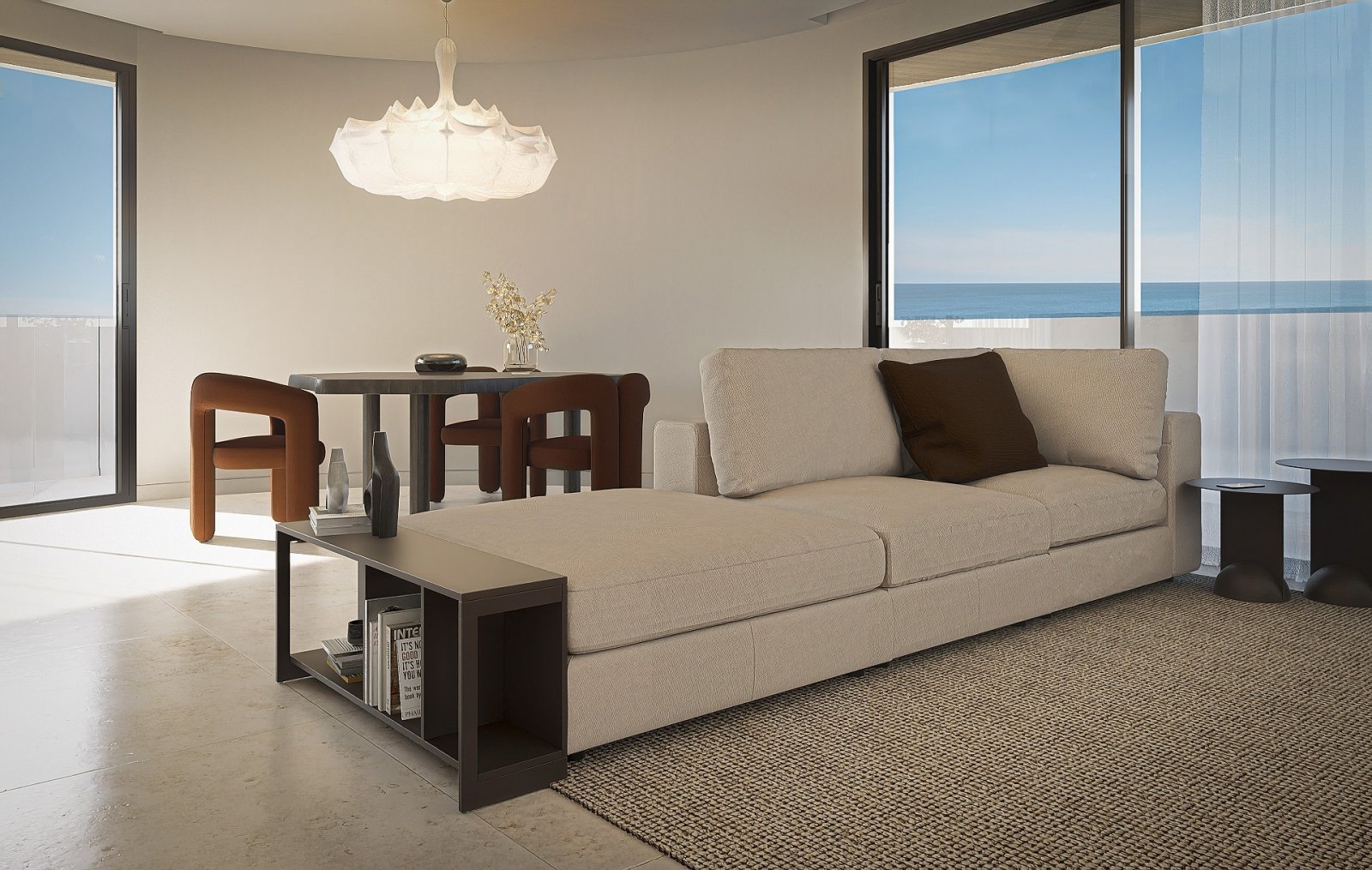 <p>Apartment with terrace provided with 2 Bedrooms and 2 Bathrooms, infinity swimming pool and optional underground parking & storage room. </p><p>...