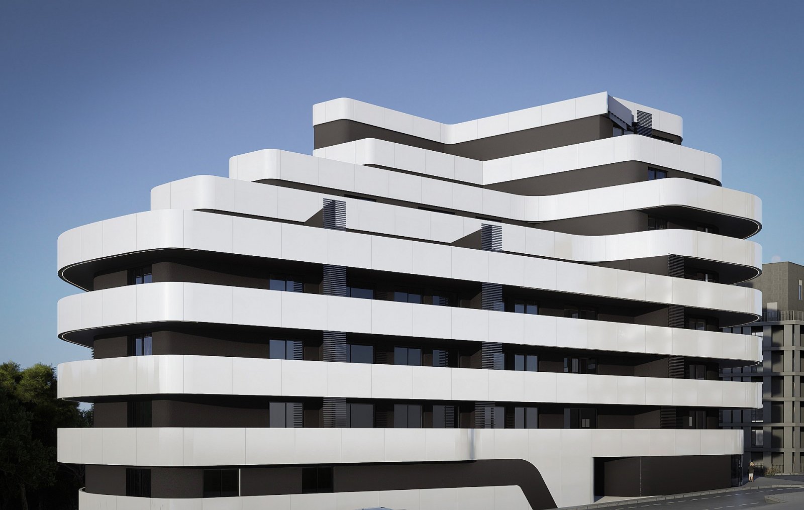 <p>Apartment with terrace provided with 3 Bedrooms and 2 Bathrooms, infinity swimming pool and optional underground parking & storage room. </p><p>...