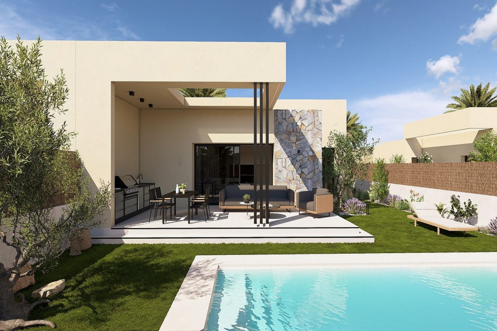 Stilvolle Villa mit privatem Pool und Außenküche