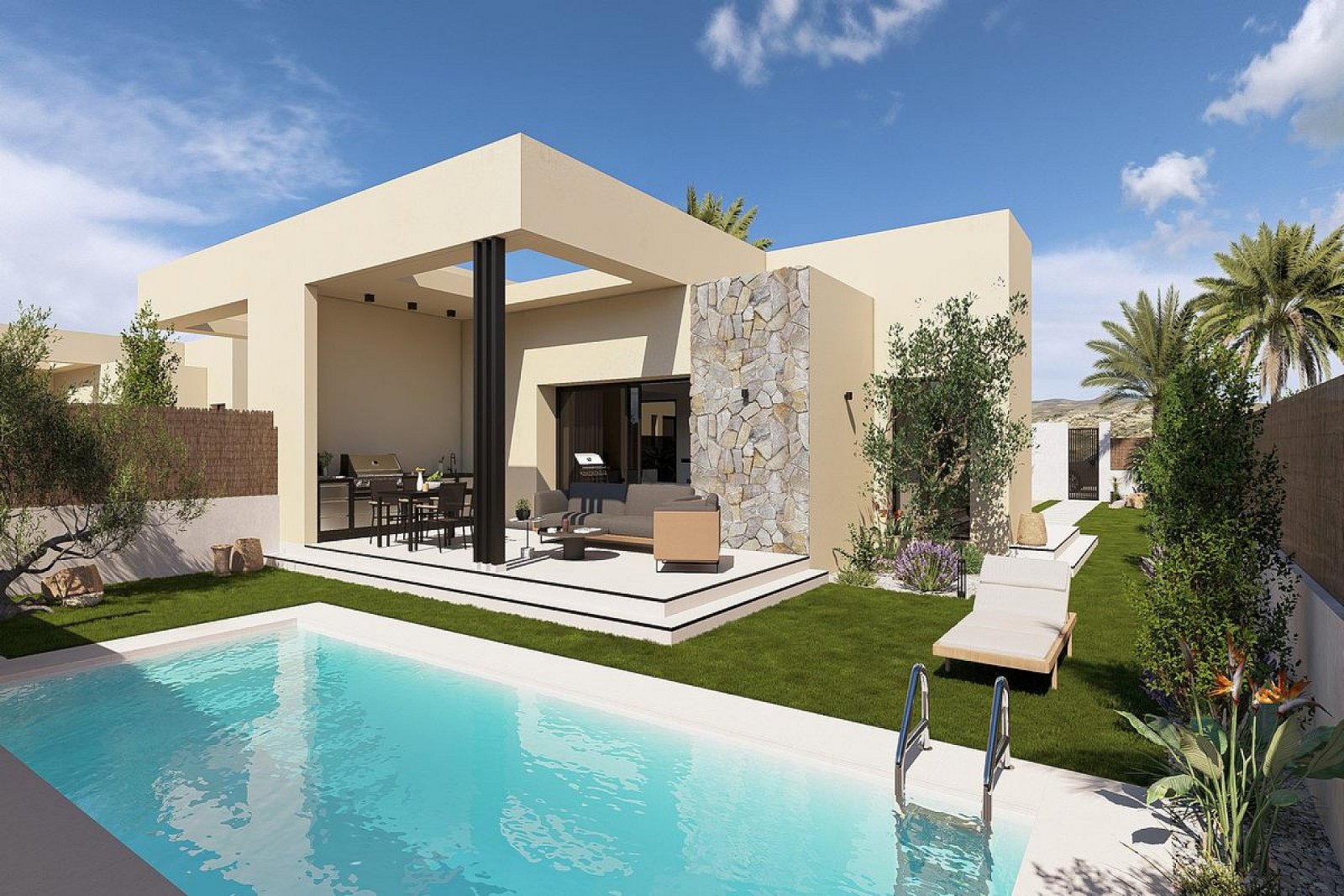 Stilvolle Villa mit privatem Pool und Außenküche