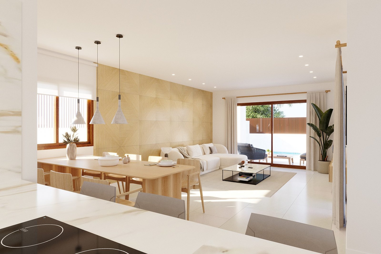 <p>Villa provided with 4 Bedrooms and 3 Bathrooms, private swimming pool and parking space on own plot. </p>