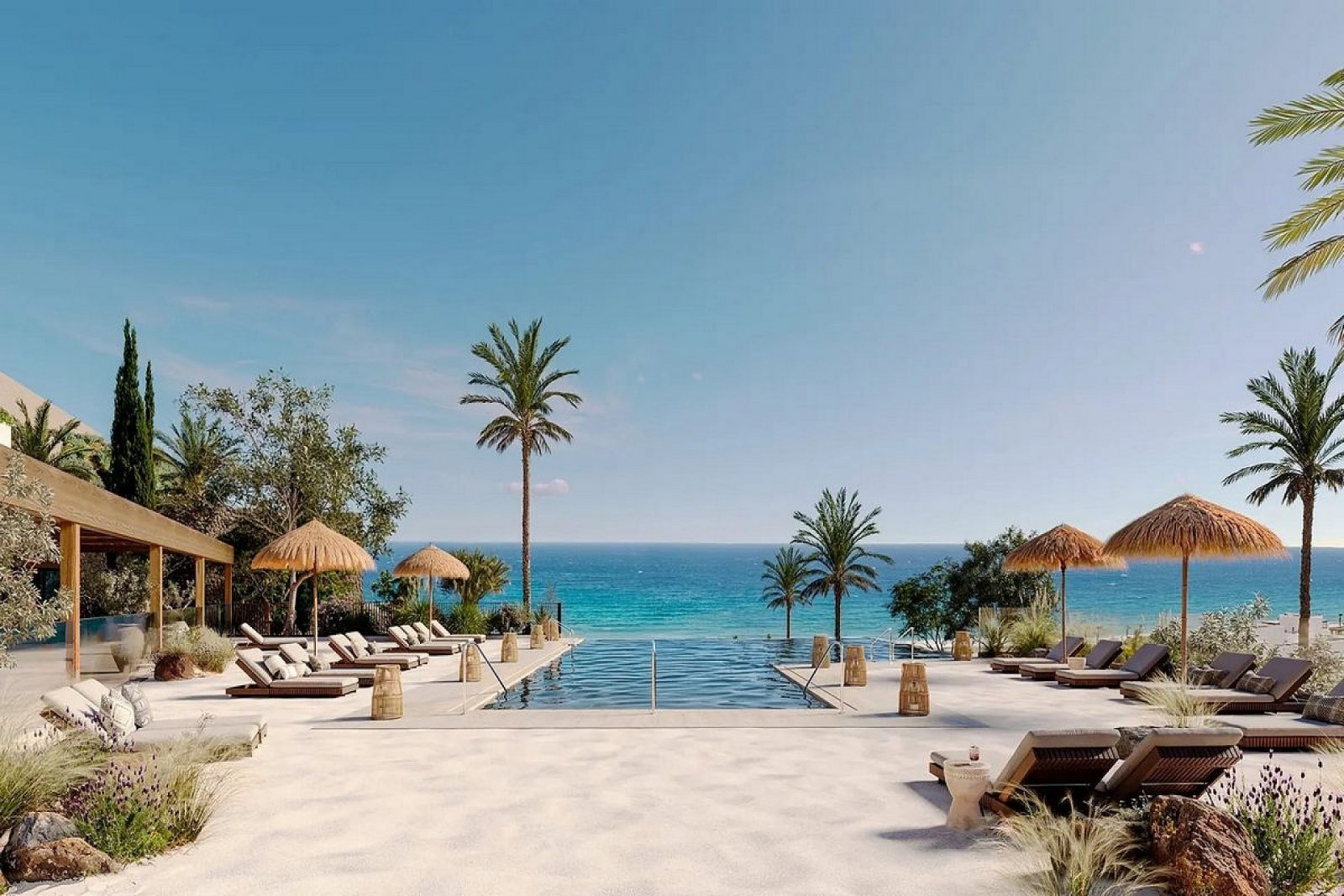 Mojácar: <p>Apartment with terrace provided with 2 Bedrooms and 2 Bathrooms, inside & outside swimming pool and underground parking space with storage room.... 